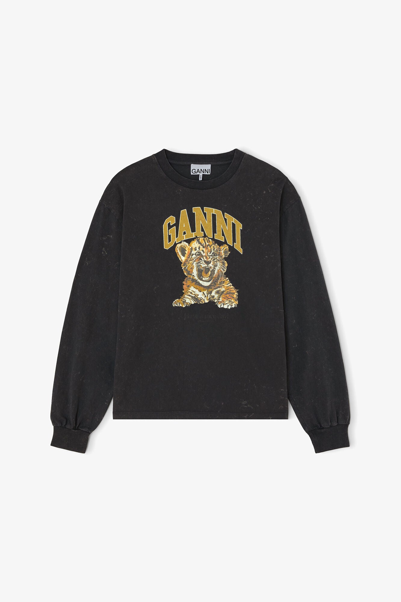 Long-sleeve T-shirt with Tiger - GANNI