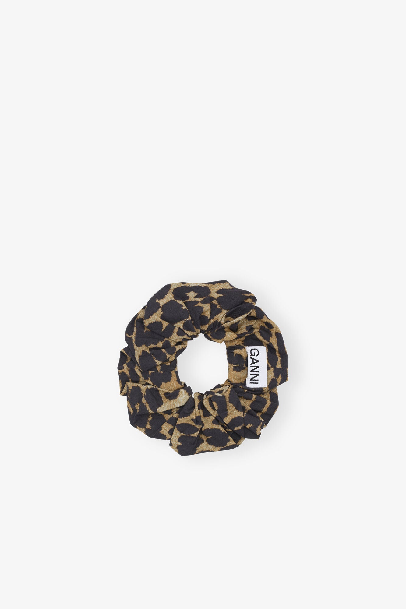 Leopard Leopard Cotton Scrunchie - GANNI