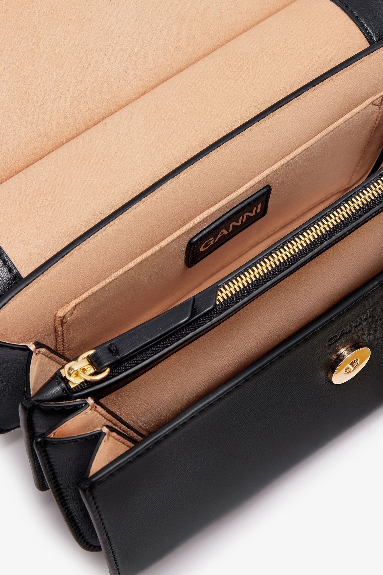 Black Black Small Apo-G Bag - GANNI
