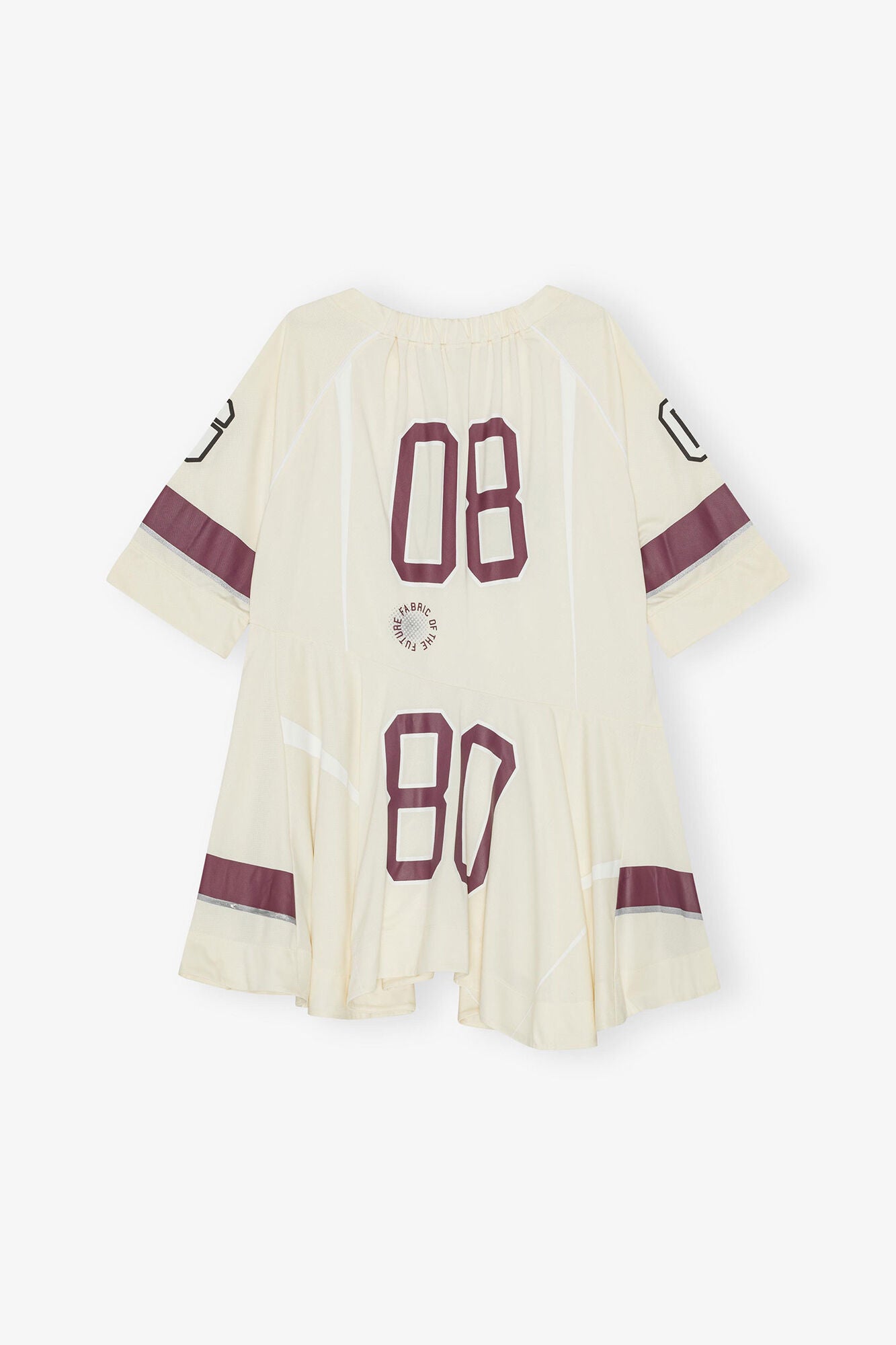 Ivory GANNI League Oversized Mini Dress - GANNI