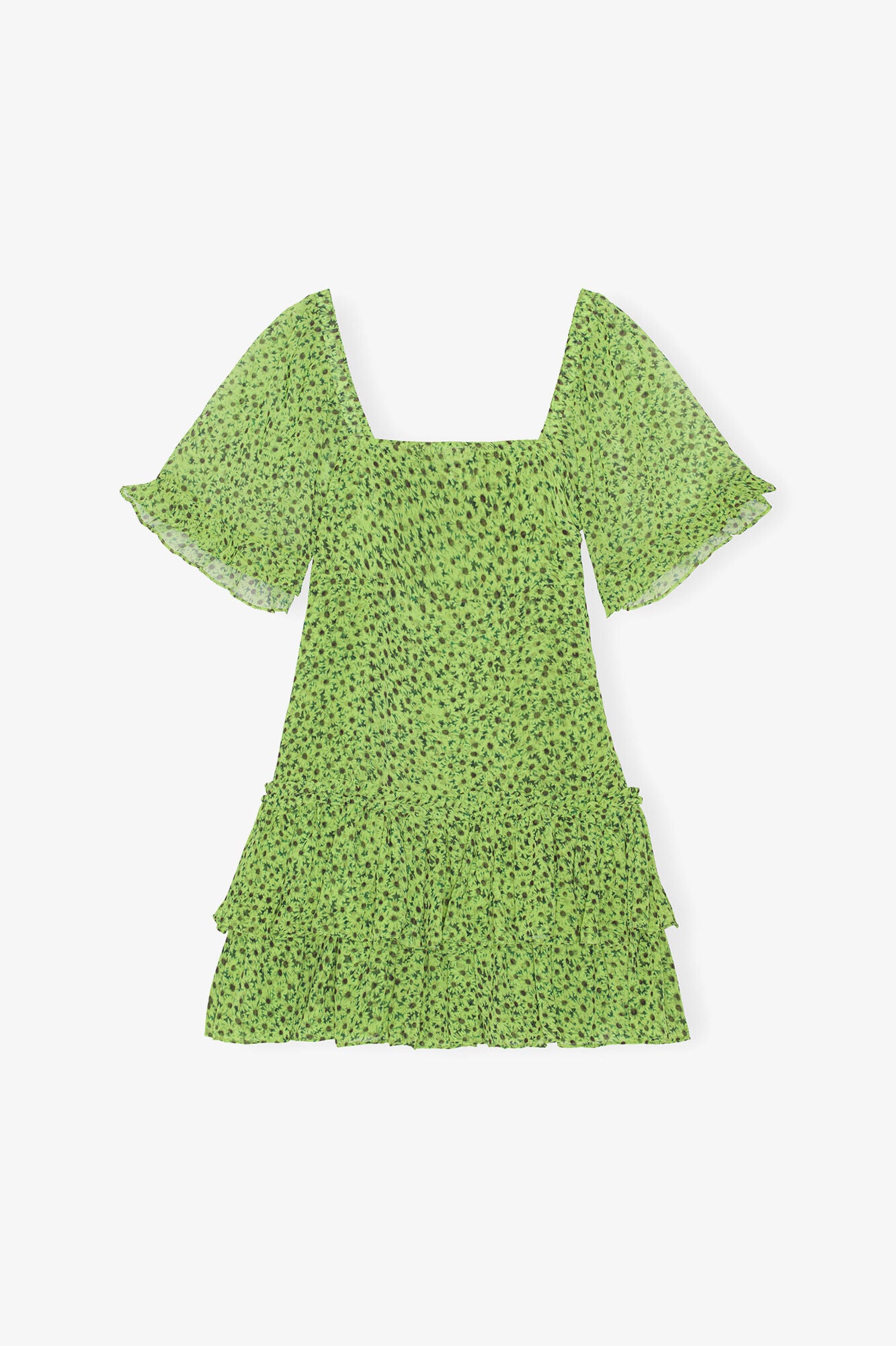 Chiffon Mini Dress - GANNI