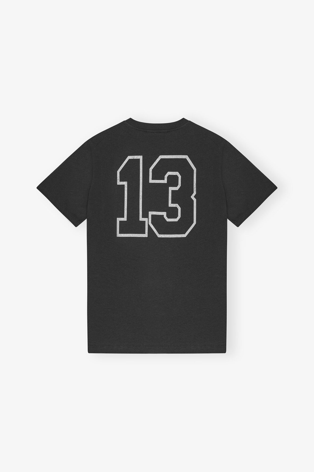 Black Basic Cotton Witch Relaxed T-shirt - GANNI