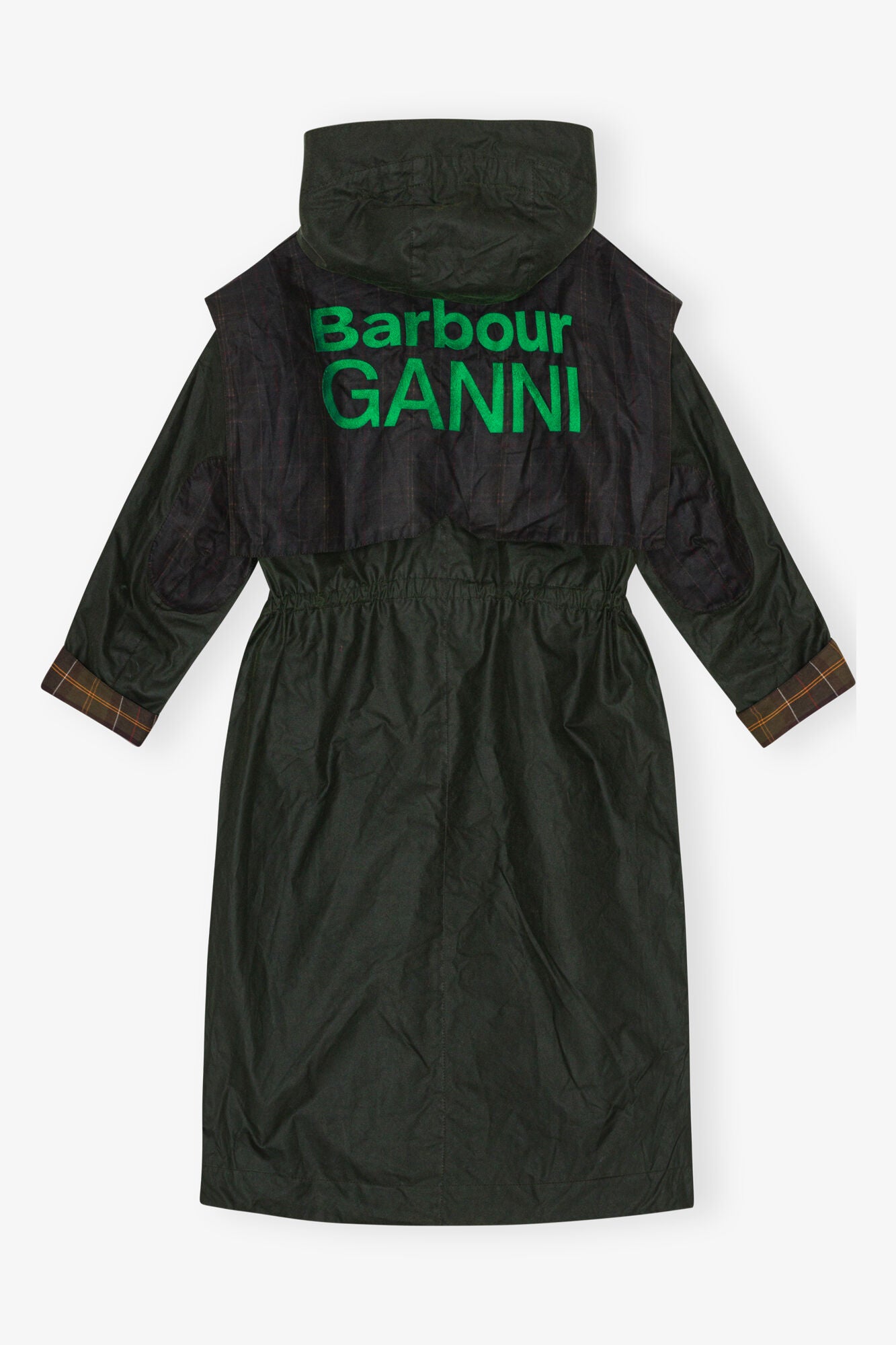 GANNI x Barbour Waxed Parka Jacket - GANNI