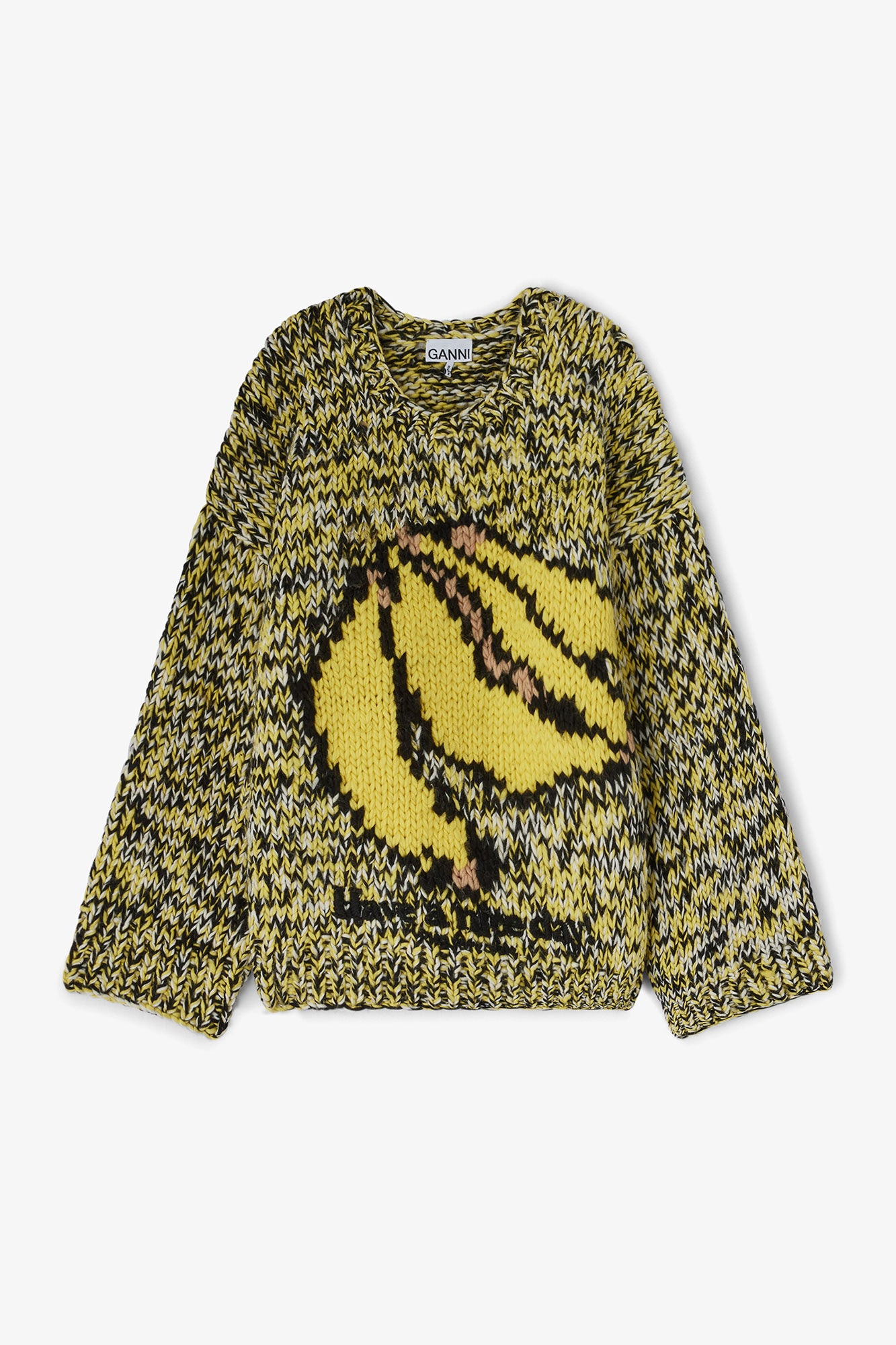 Banana Handknit Sweater - GANNI