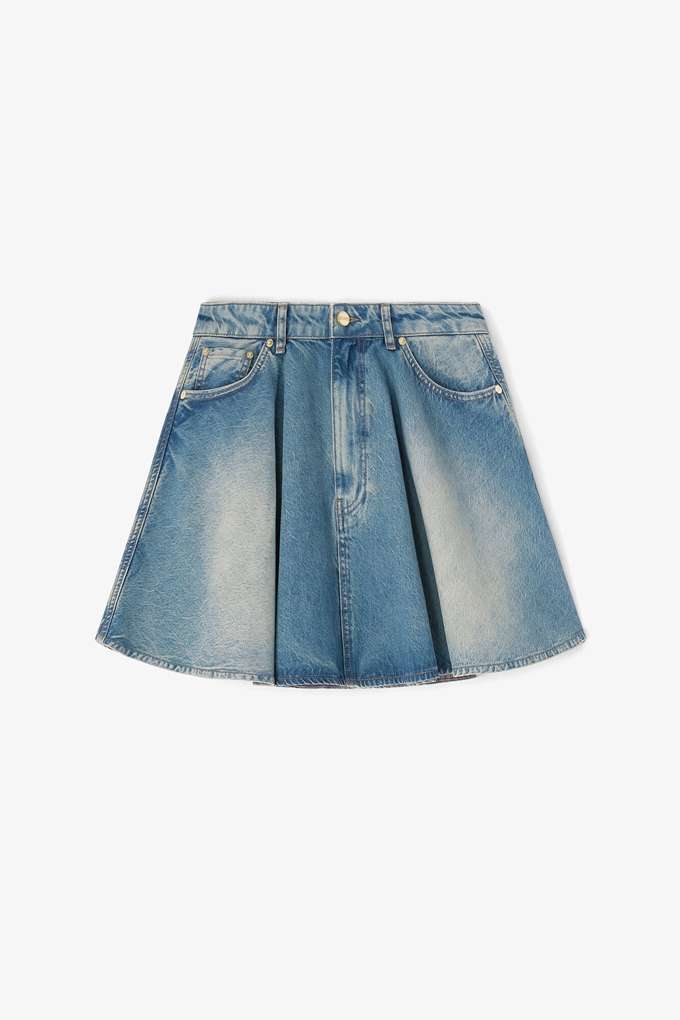 Tint Rigid Denim Skirt - GANNI