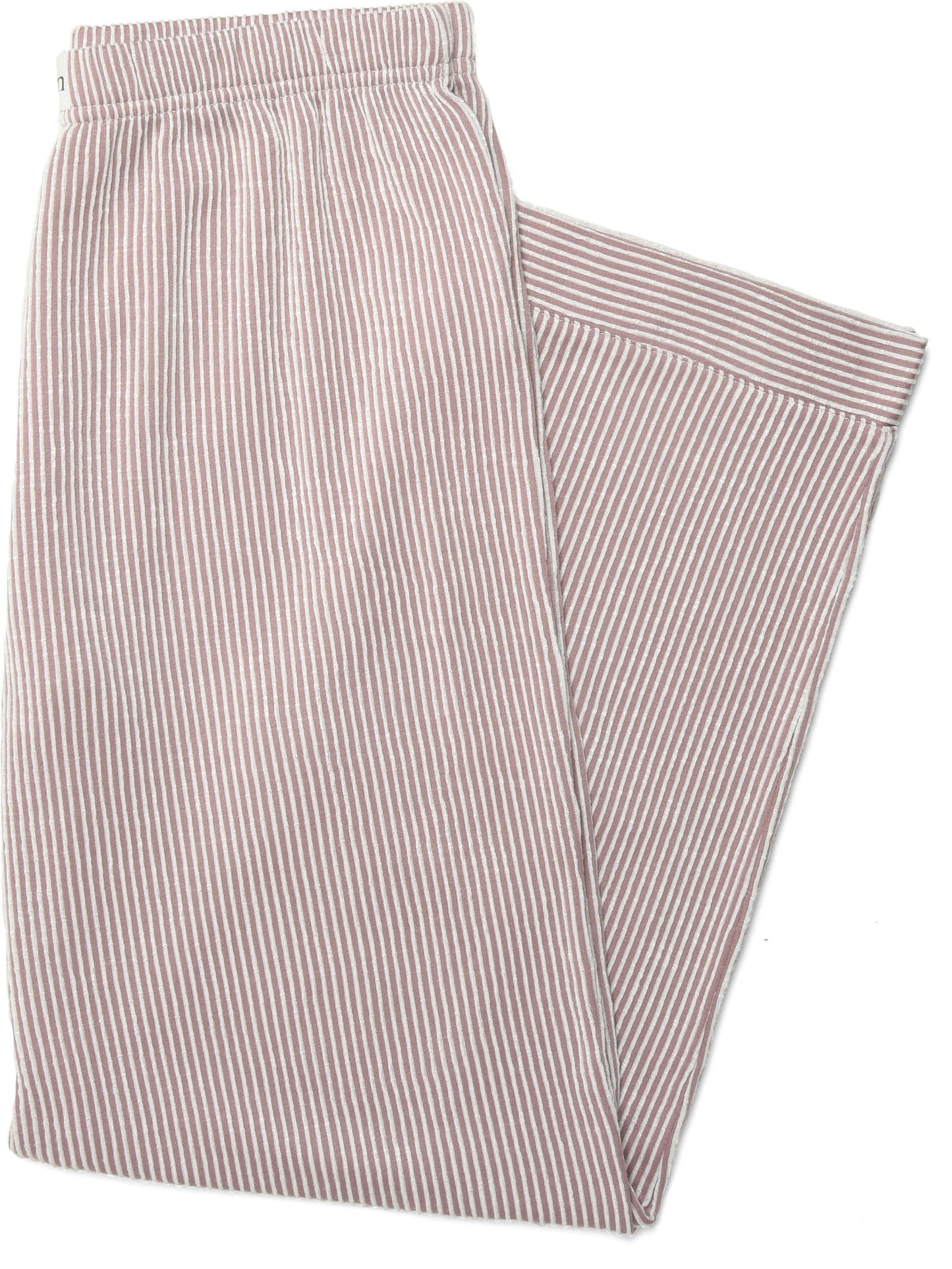 Born Shoes Ladies Classic Short Sleeve Pant Set - Knit Searsucker