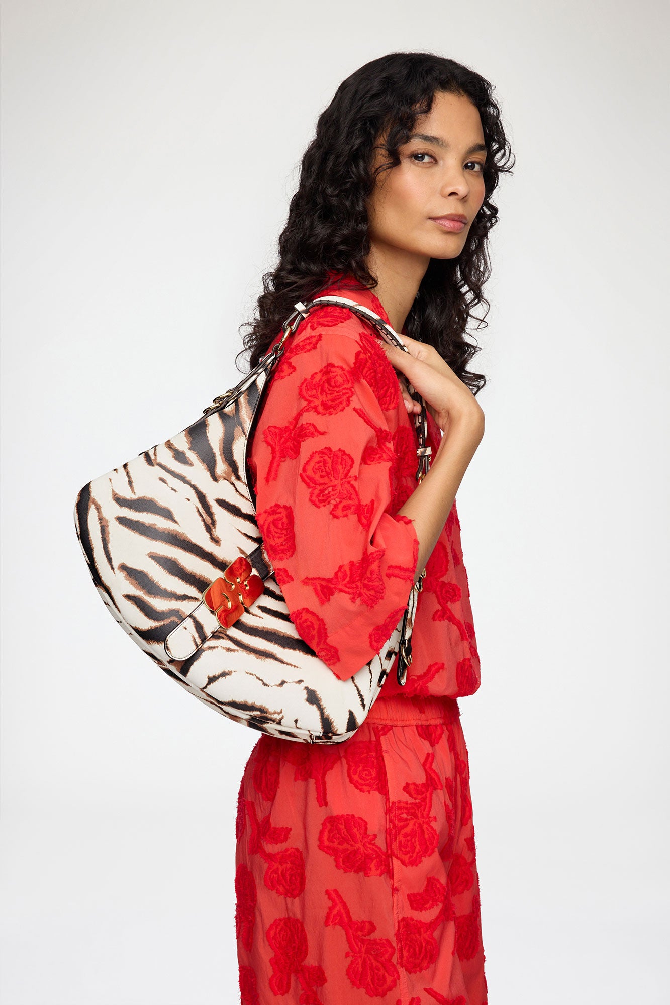 Small Kat Bag in Zebra - GANNI