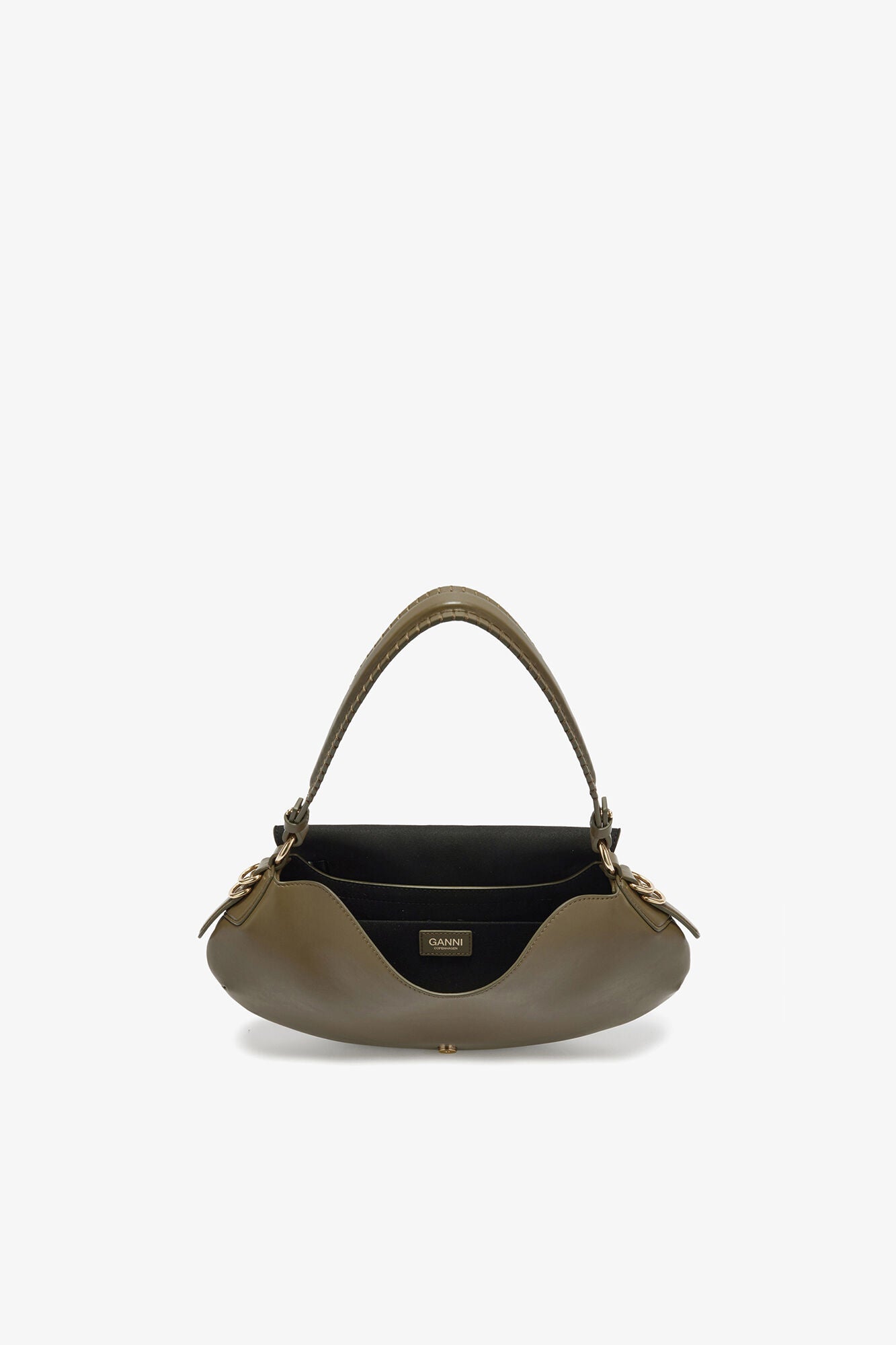 Military Olive B-Kat Bag in Green - GANNI