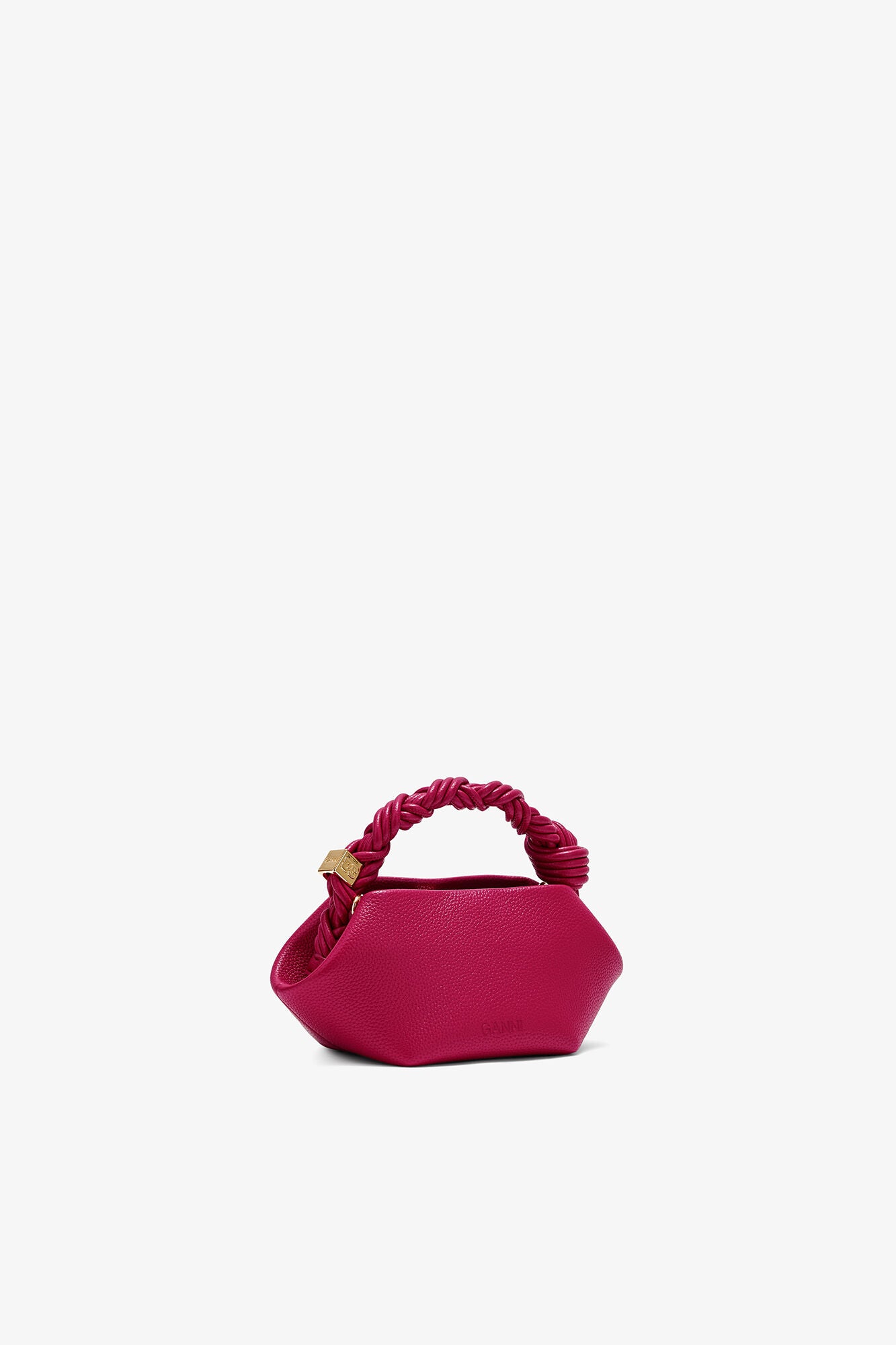 Persian Red Mini Bou Bag in Grained Red - GANNI