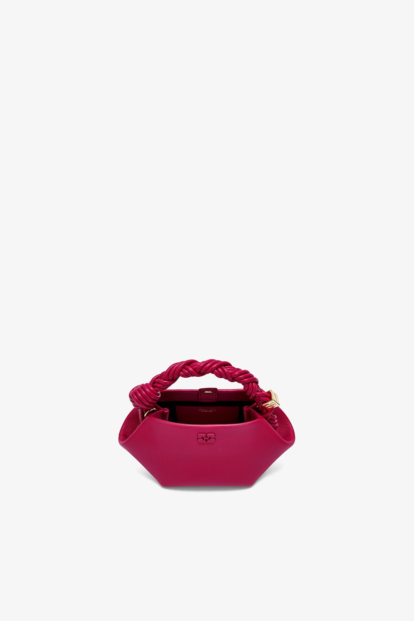 Persian Red Mini Bou Bag in Grained Red - GANNI