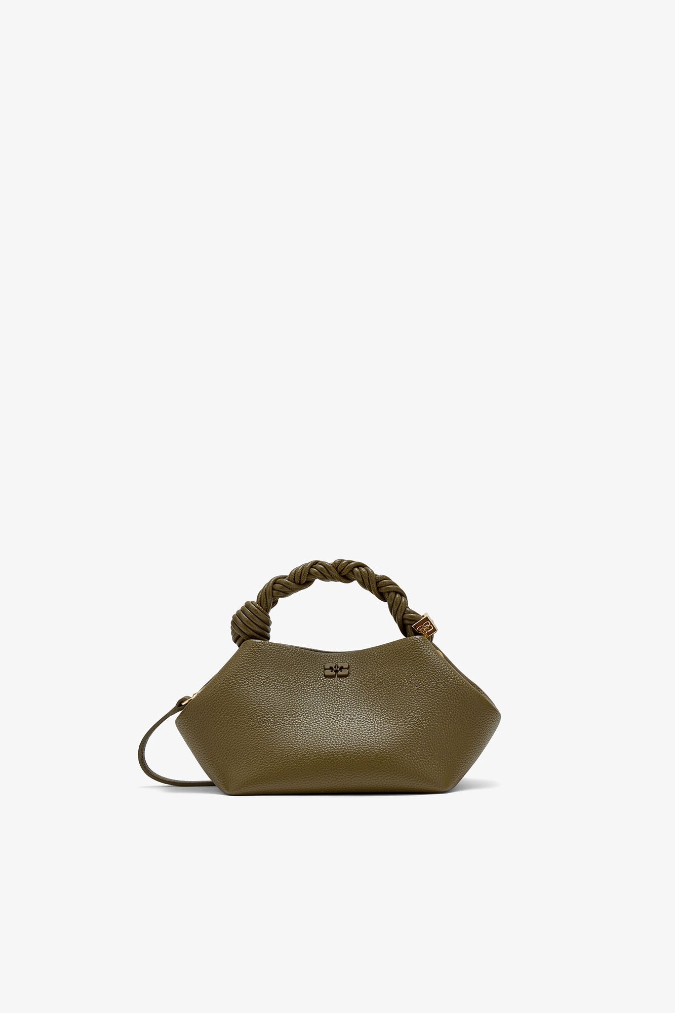 Military Olive Small Bou Bag in Green - GANNI