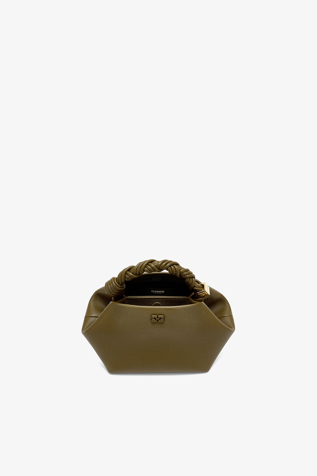 Military Olive Small Bou Bag in Green - GANNI