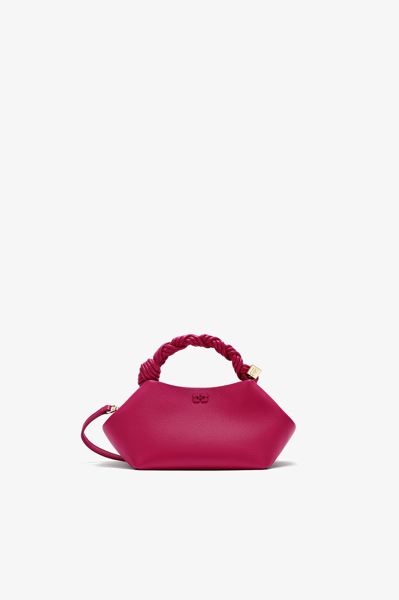 Persian Red Small Bou Bag in Grained Red - GANNI