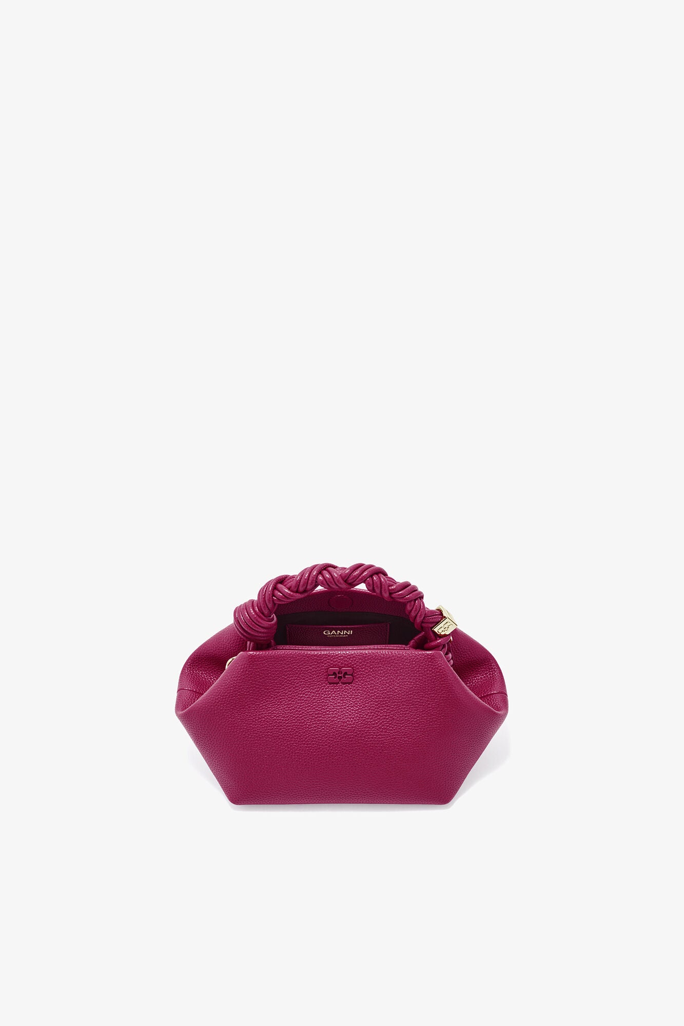 Persian Red Small Bou Bag in Grained Red - GANNI