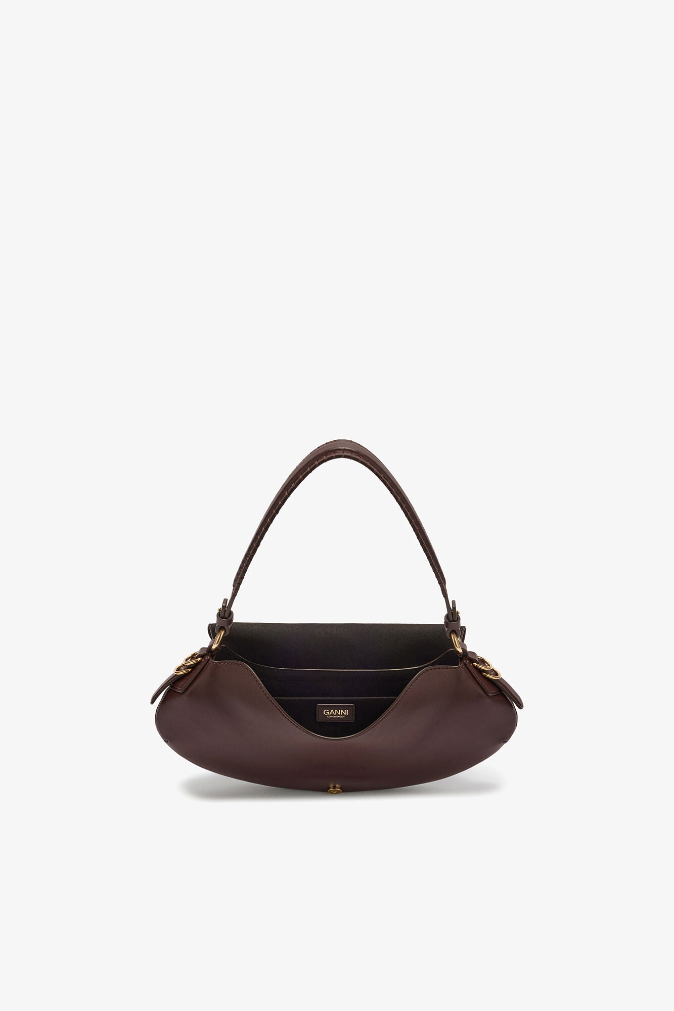 Chicory Coffee B-Kat Bag in Brown - GANNI