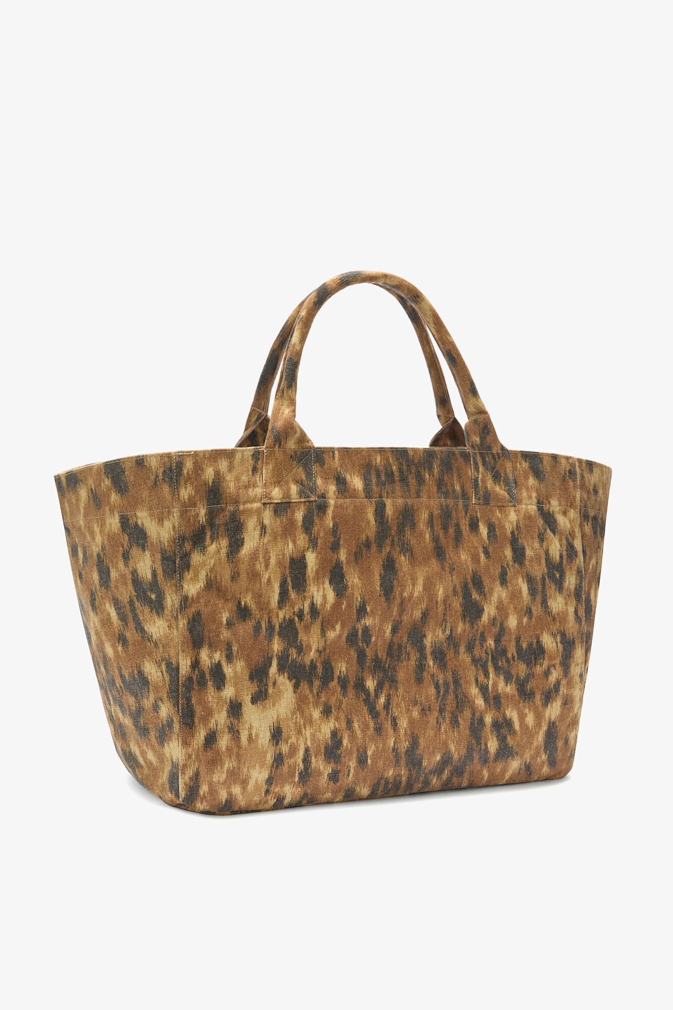 Burro Tote XXL in Ikat Animal - GANNI