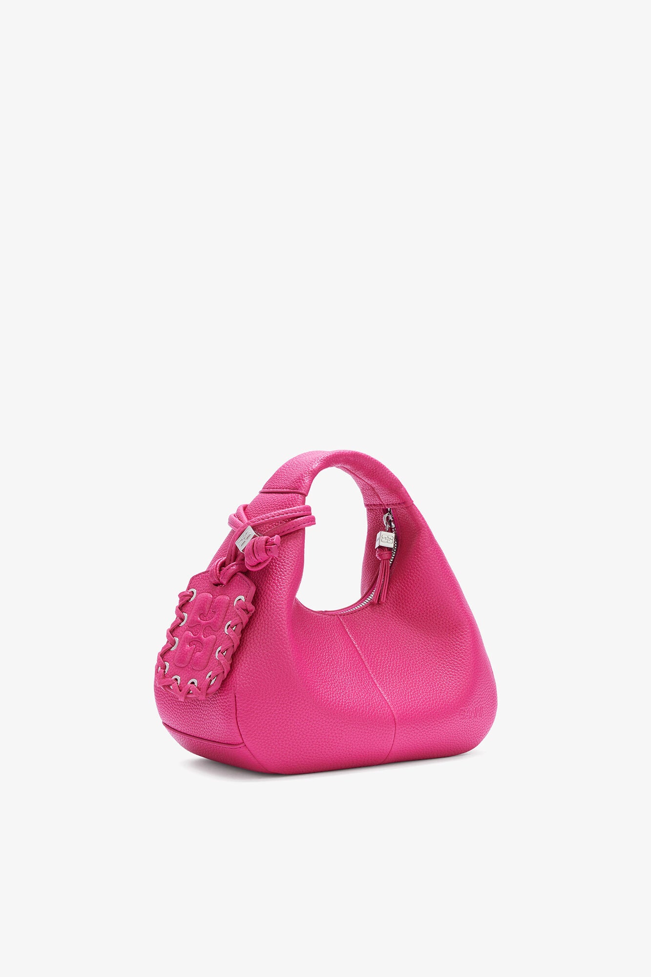 Cabaret Mini Hobo Bag in Pink - GANNI