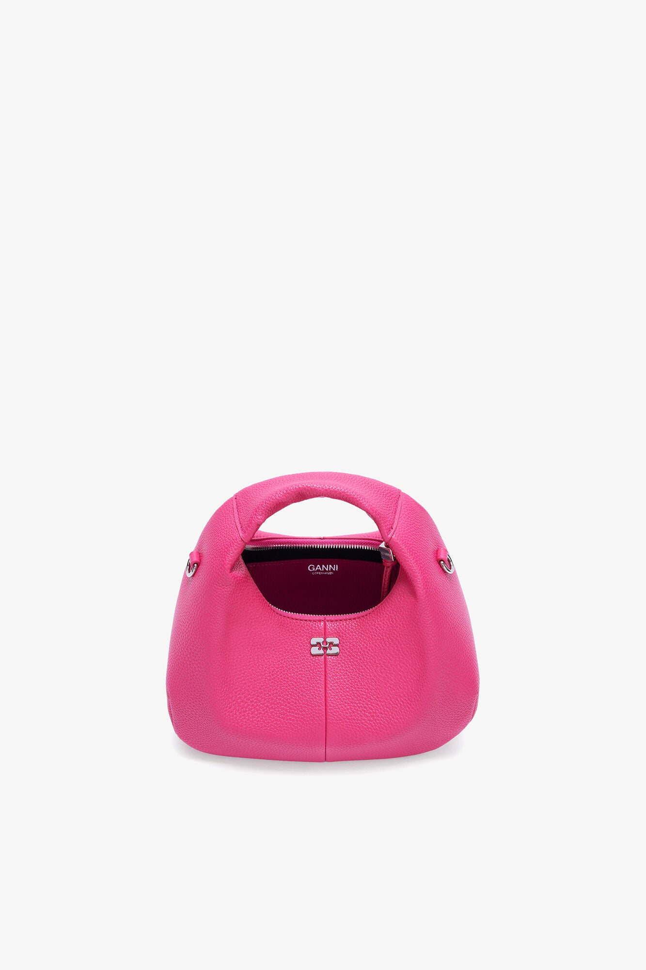 Cabaret Mini Hobo Bag in Pink - GANNI