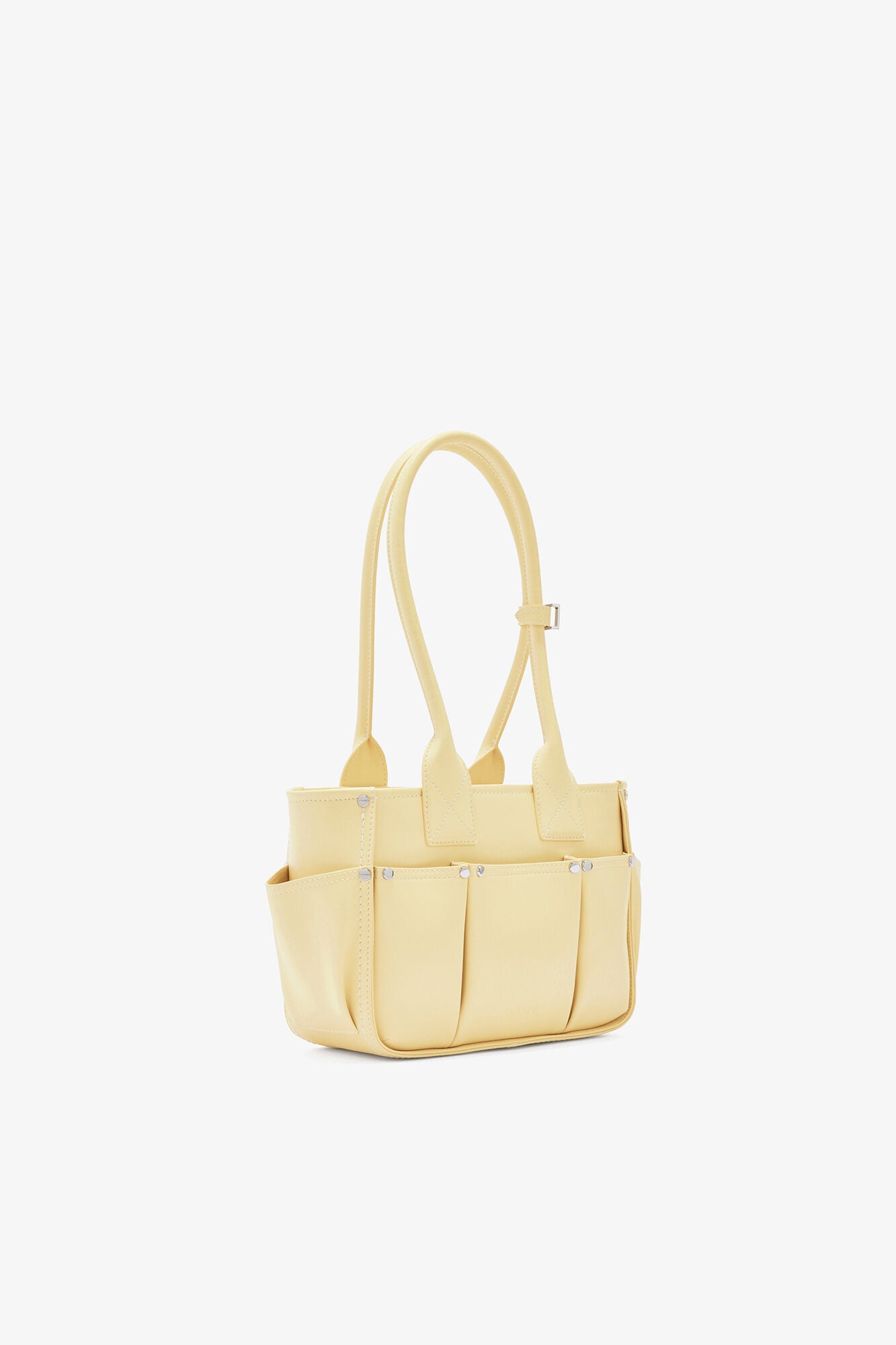 Yellow Cream Small Posy Bag in Yellow - GANNI