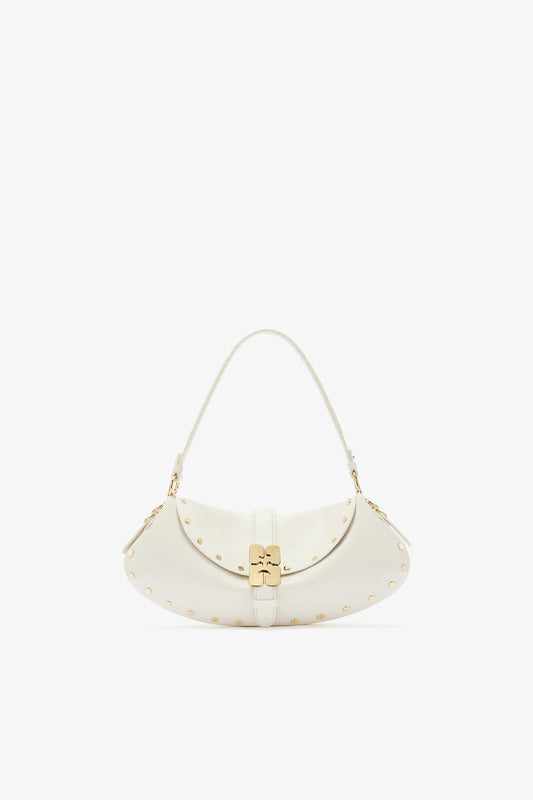 Egret B-Kat Bag Studs in White - GANNI