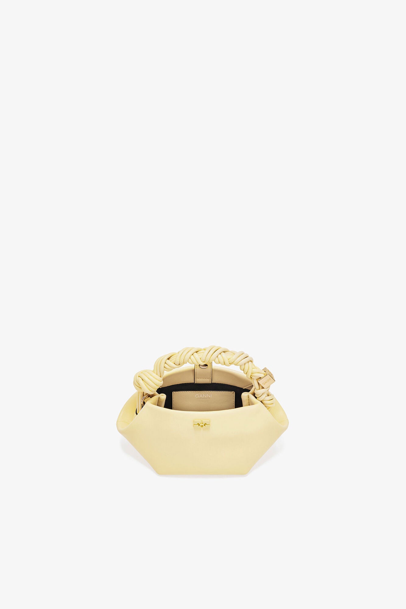 Yellow Cream Mini Bou Bag in Yellow - GANNI