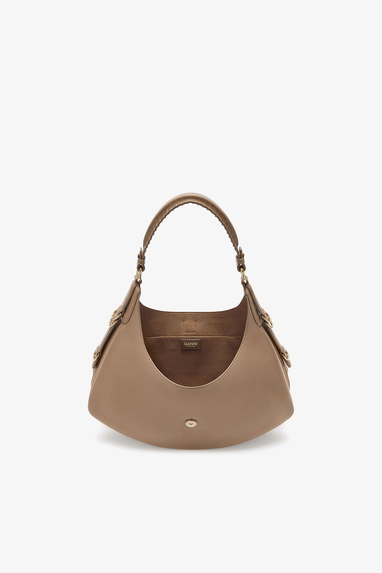 Coca Mocha Small Kat Bag in Brown - GANNI