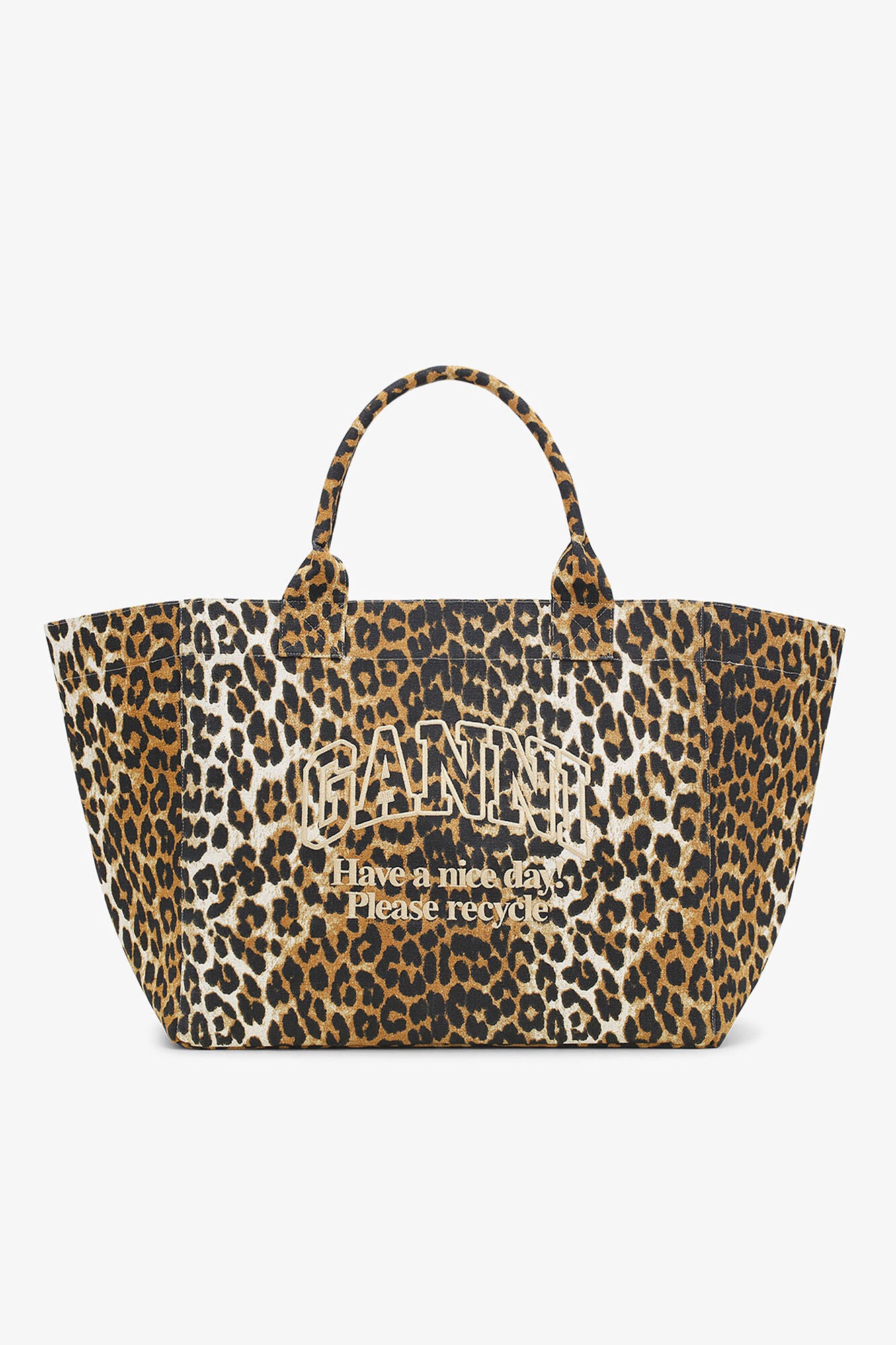 Leopard Leopard XXL Tote - GANNI