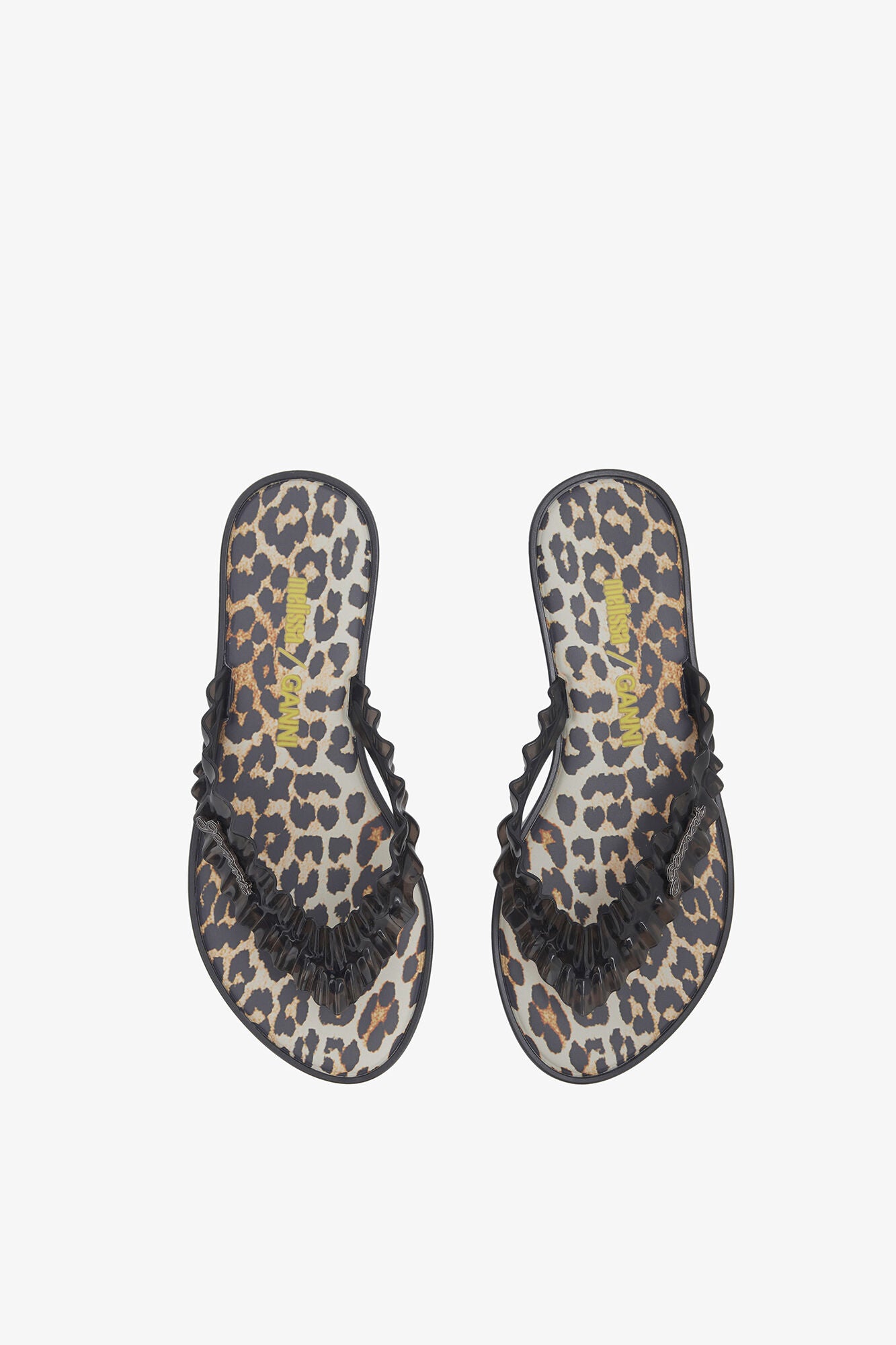 Melissa Flip Flop in Leopard - GANNI
