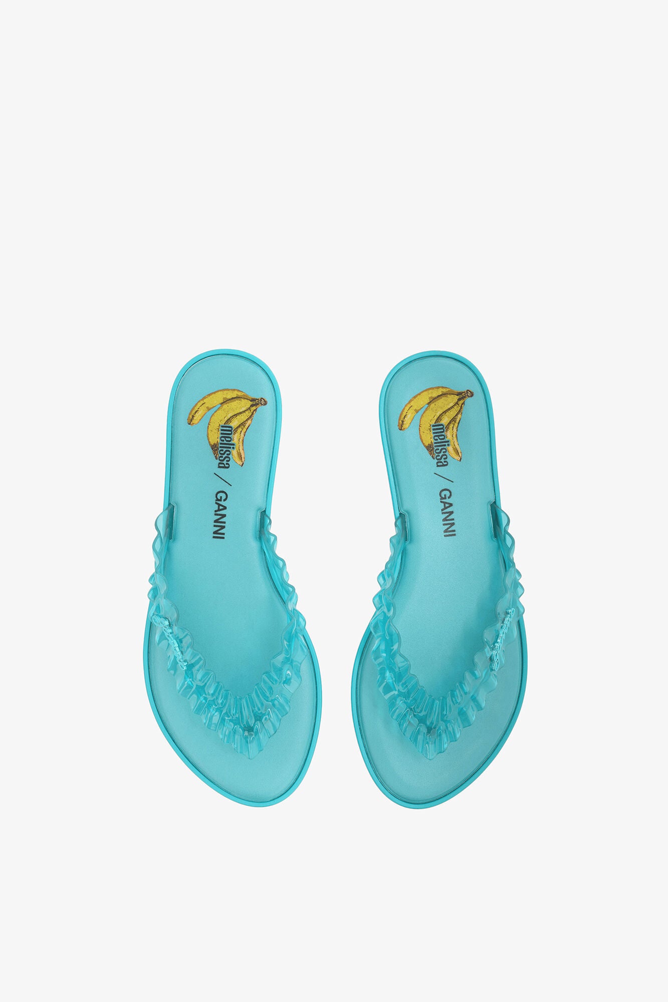Melissa Flip Flop in Blue - GANNI