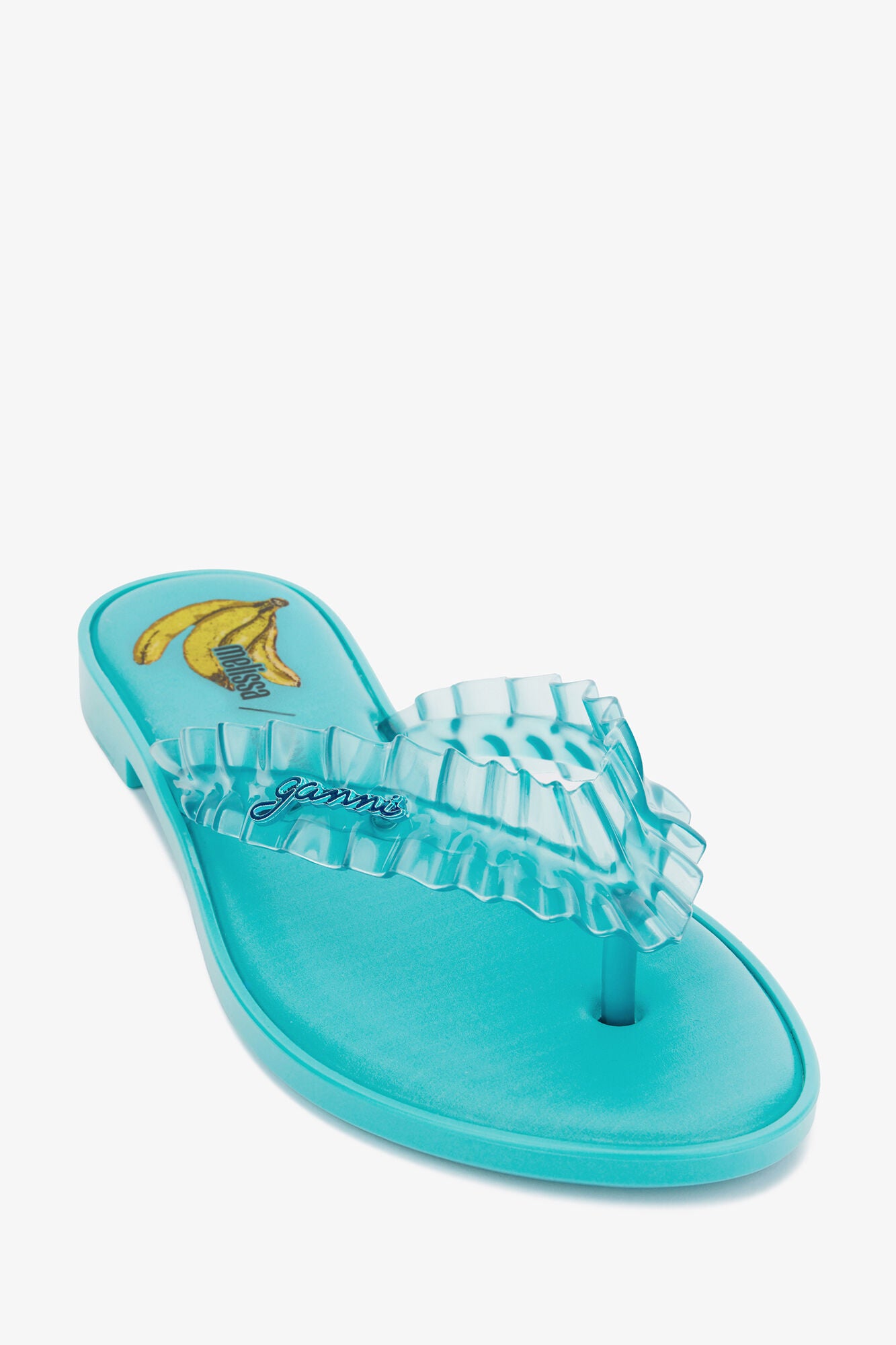 Melissa Flip Flop in Blue - GANNI