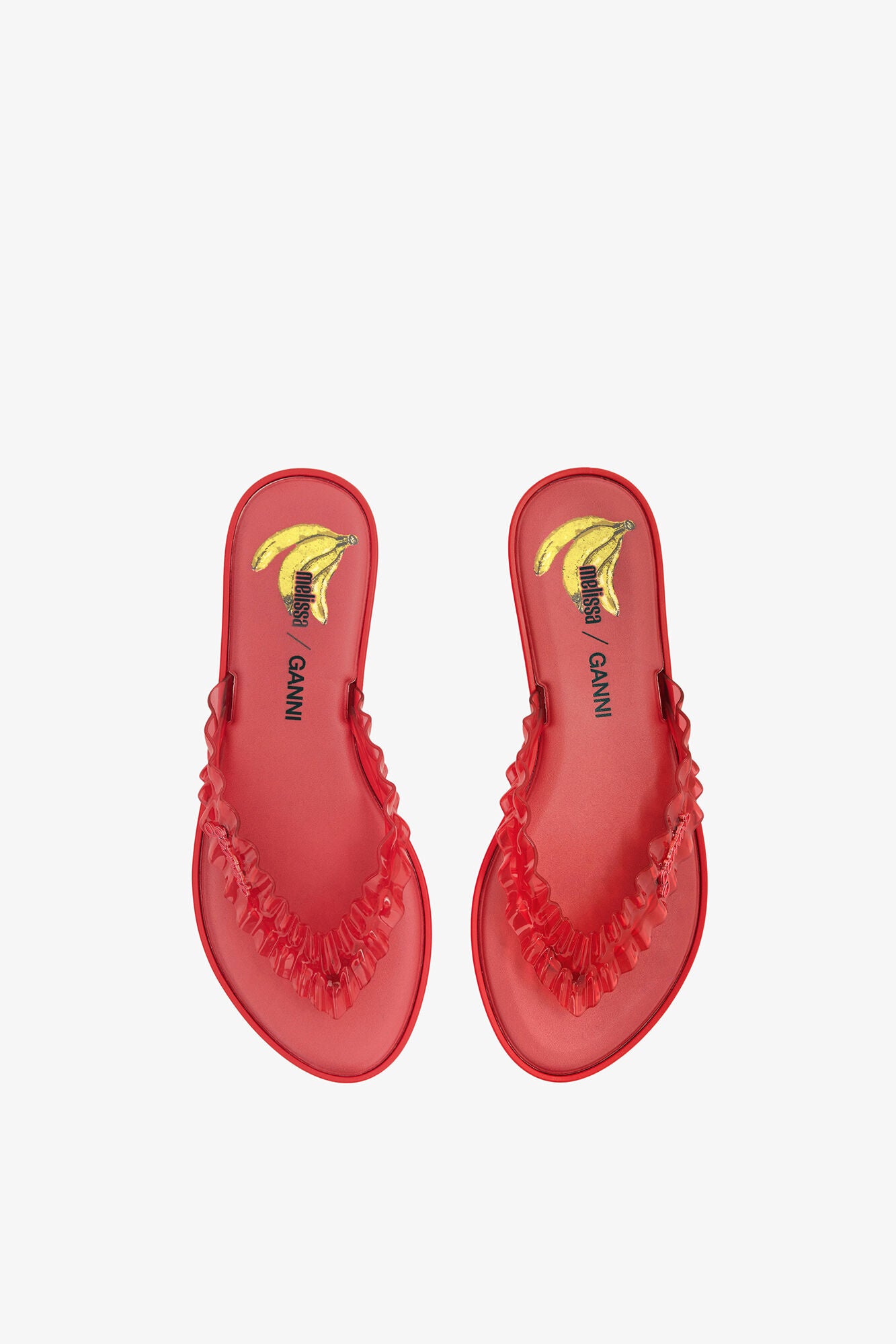 Melissa Flip Flop in Red - GANNI