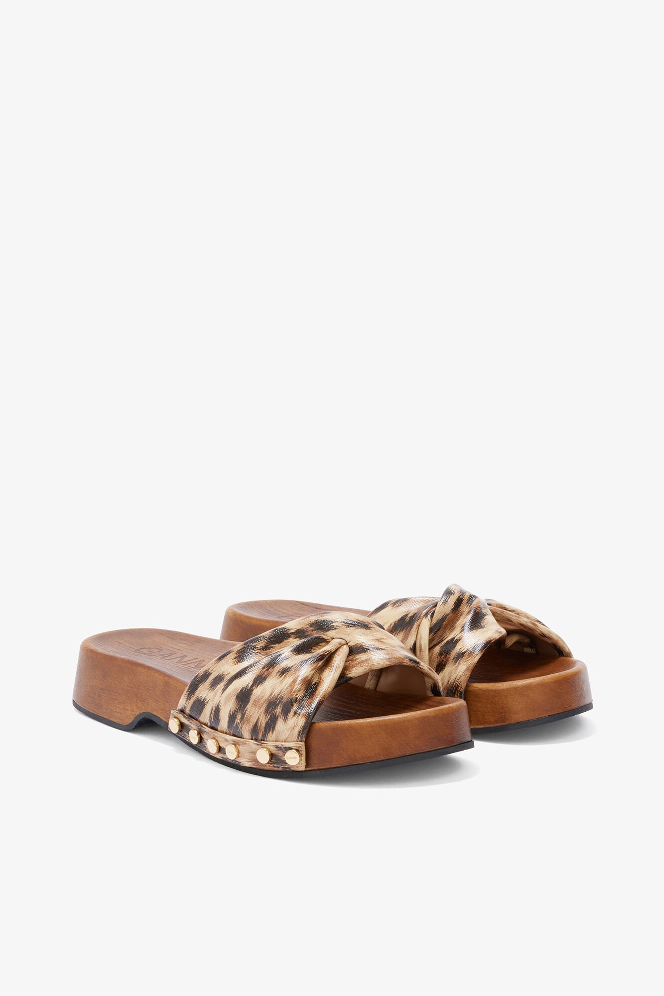 Tia Fairy Clog in Print - GANNI