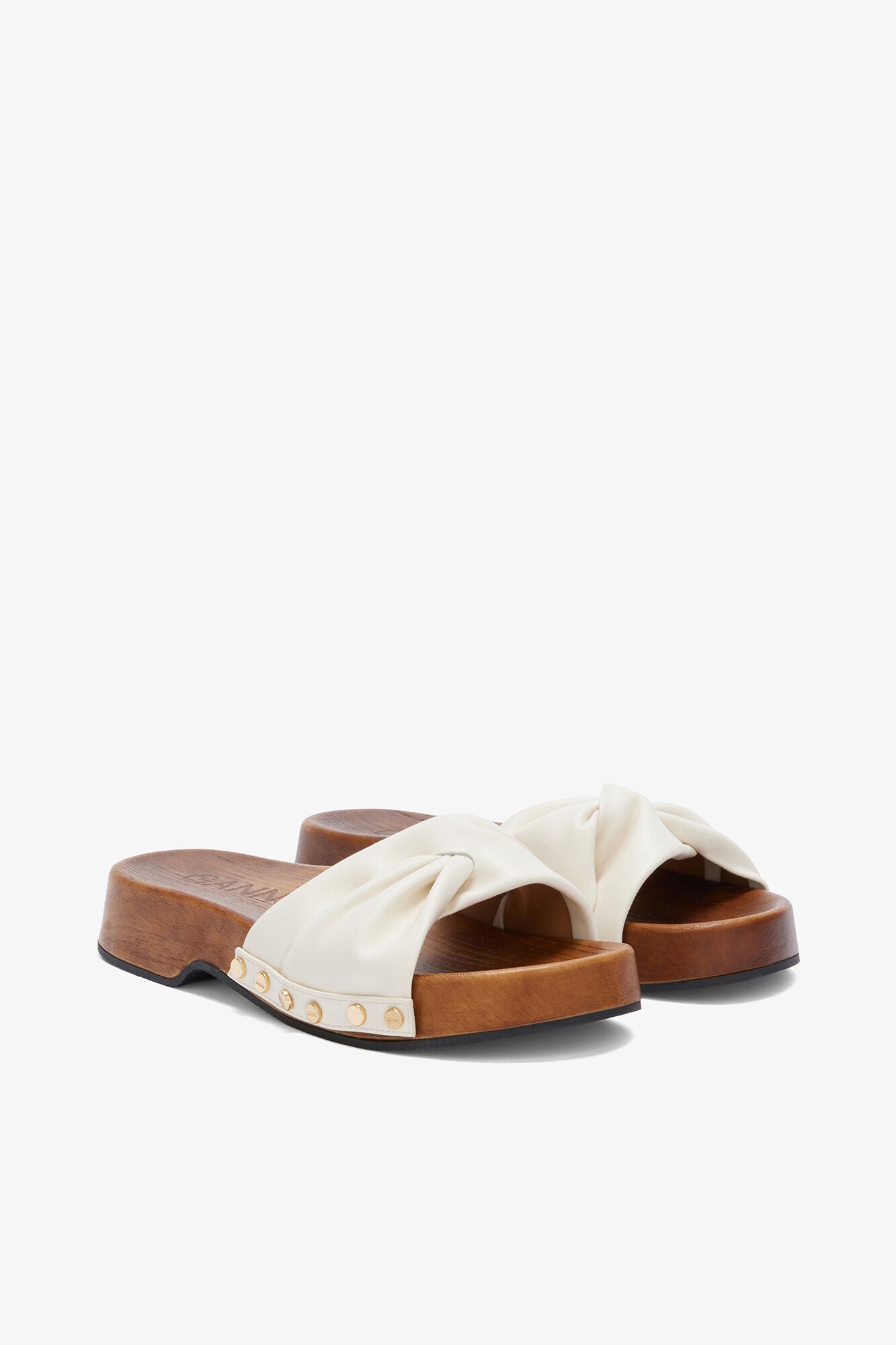 Tia Fairy Clog in White - GANNI
