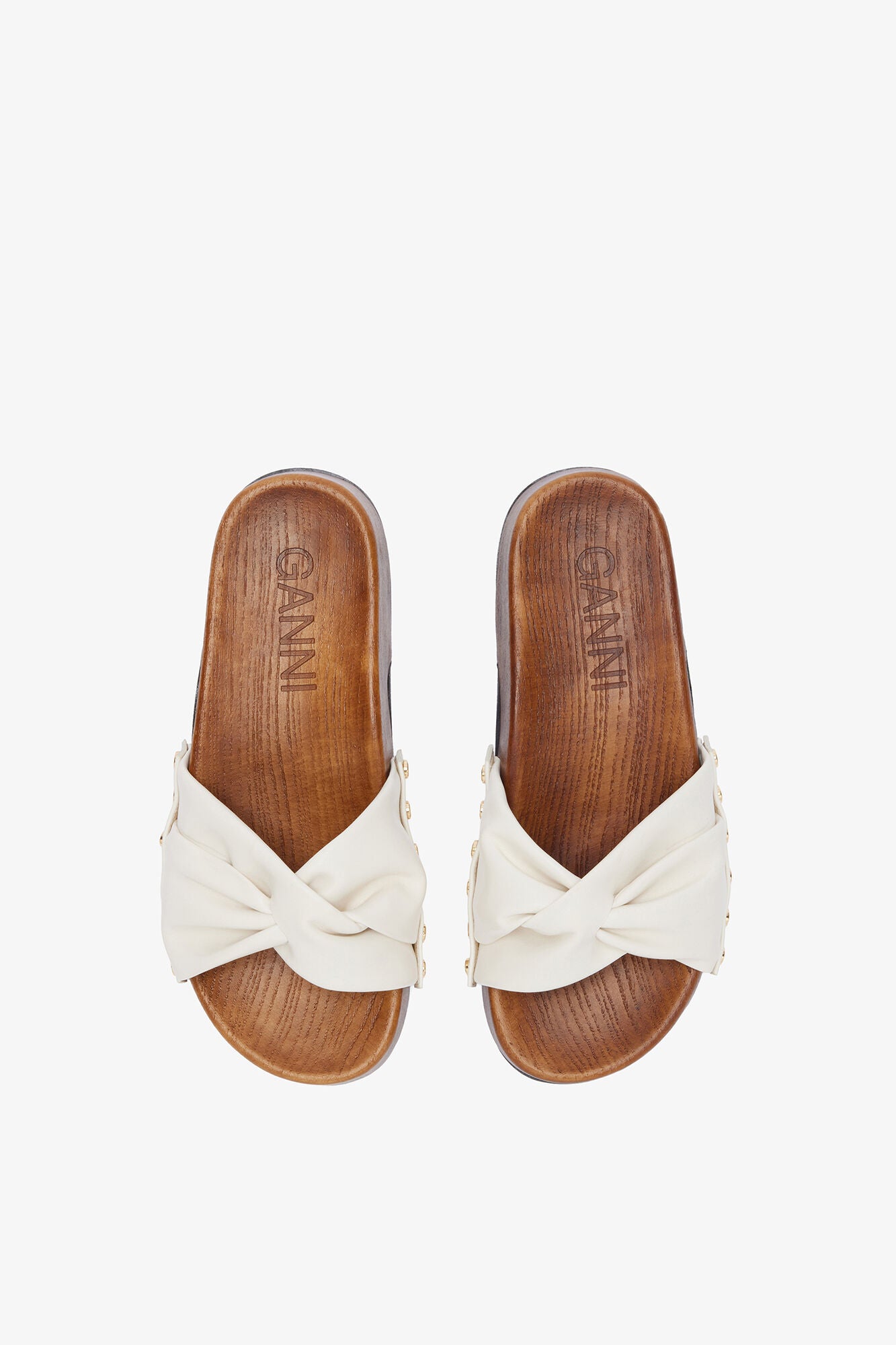 Tia Fairy Clog in White - GANNI