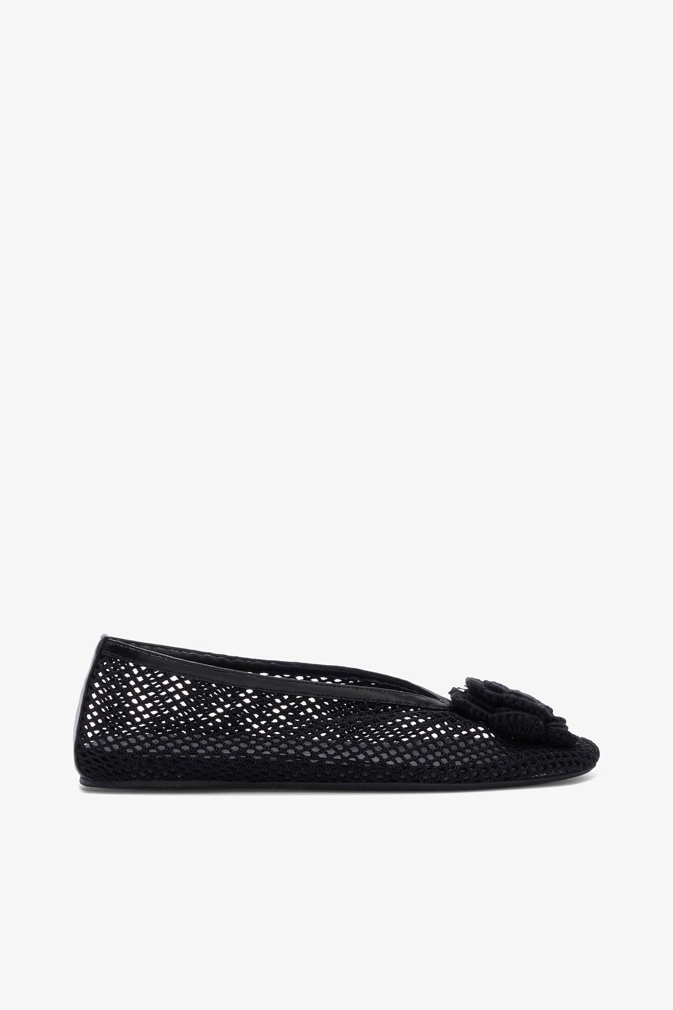 Jenny Ballerina in Black Mesh - GANNI