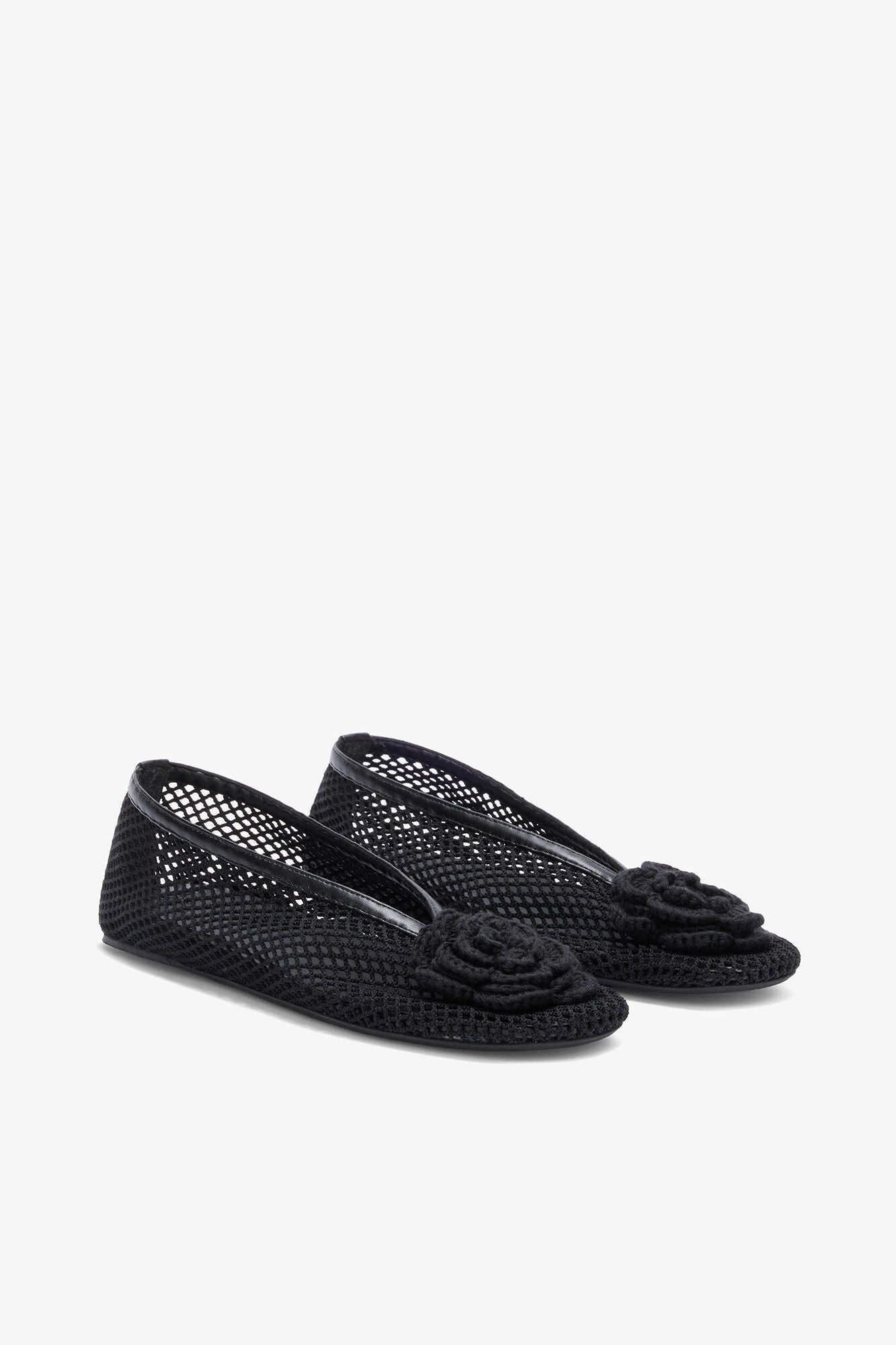 Jenny Ballerina in Black Mesh - GANNI