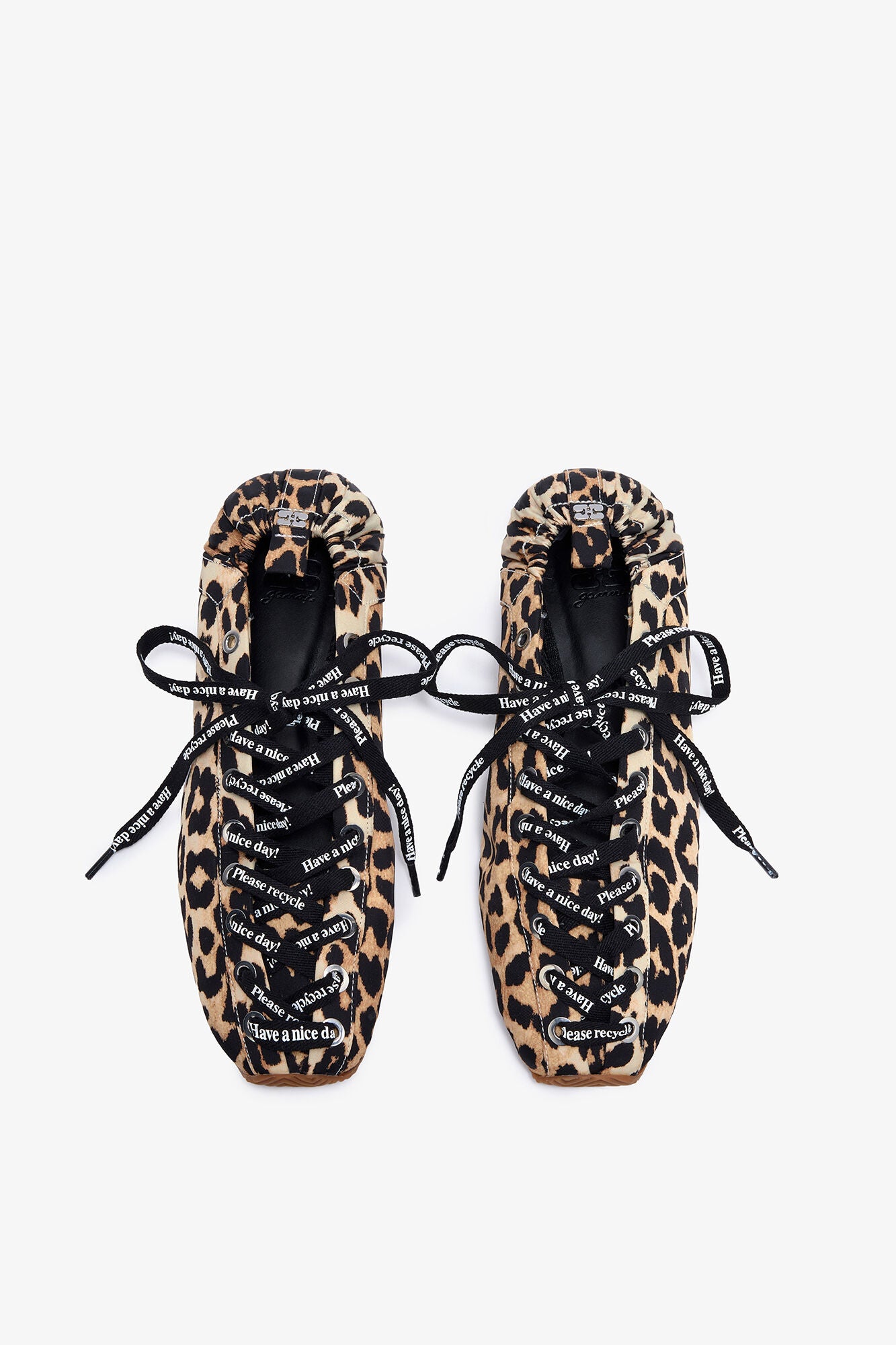 Sporty Ballerina in Leopard - GANNI
