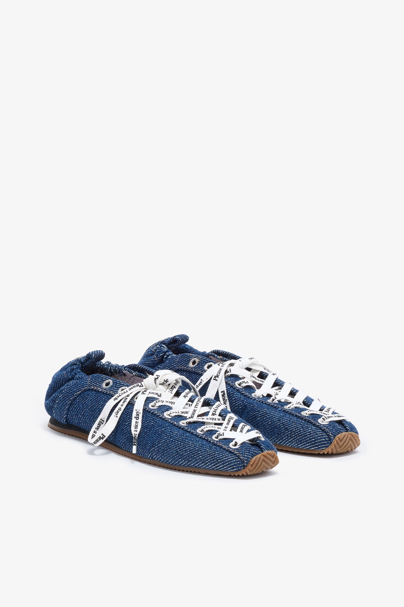 Sporty Ballerina in Denim - GANNI