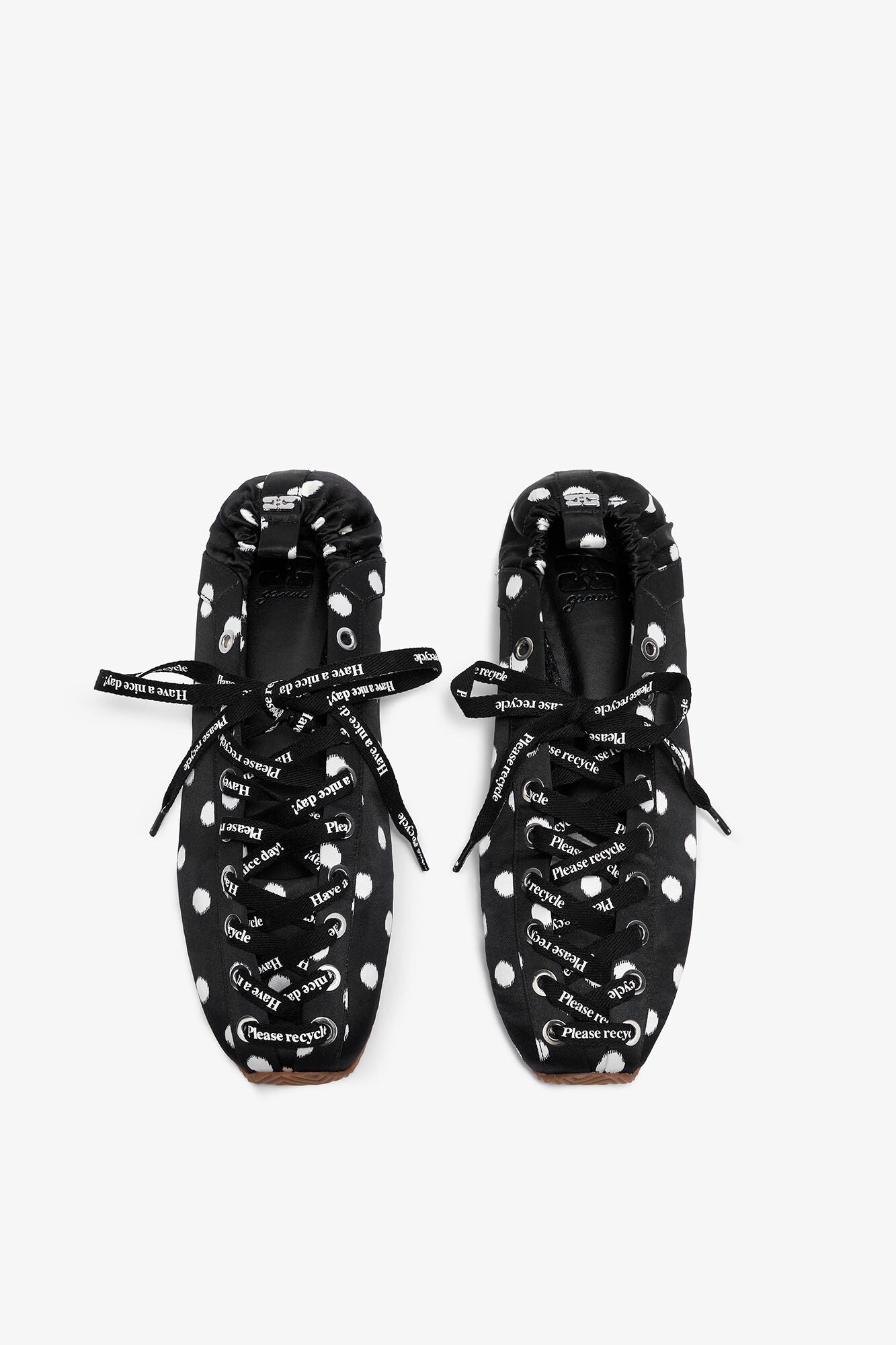 Sporty Ballerina in Black Dots - GANNI