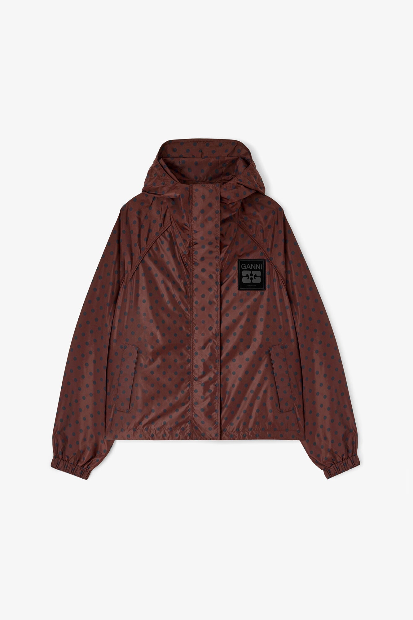 Jacket in Printed Nylon - GANNI