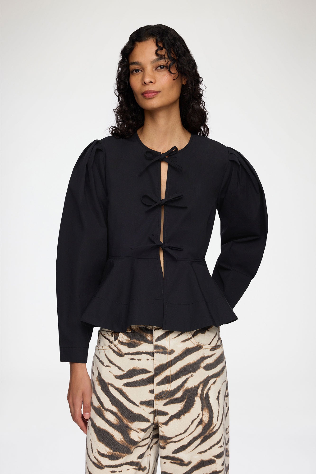 Blouse in Cotton Poplin - GANNI