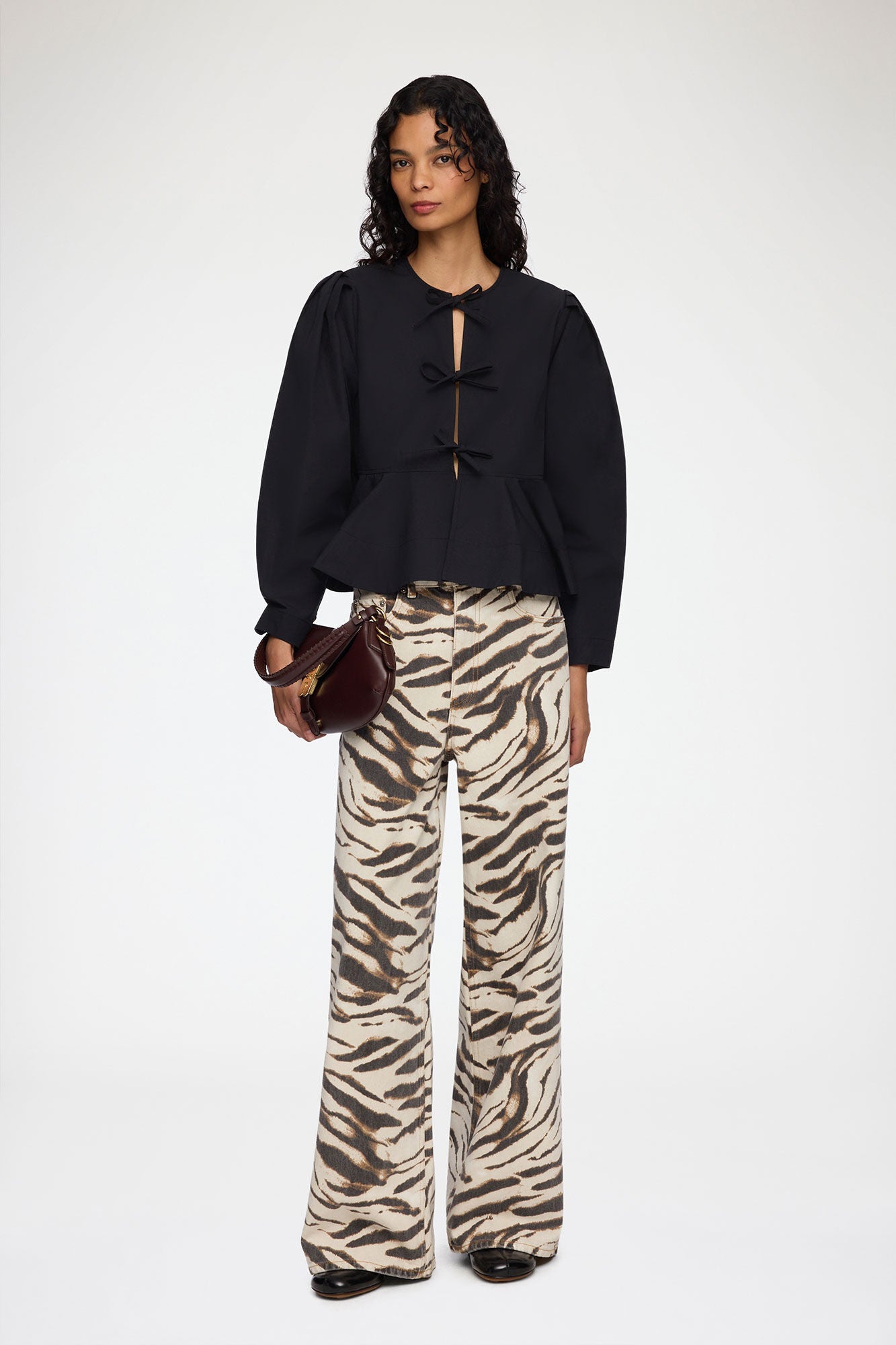 Blouse in Cotton Poplin - GANNI