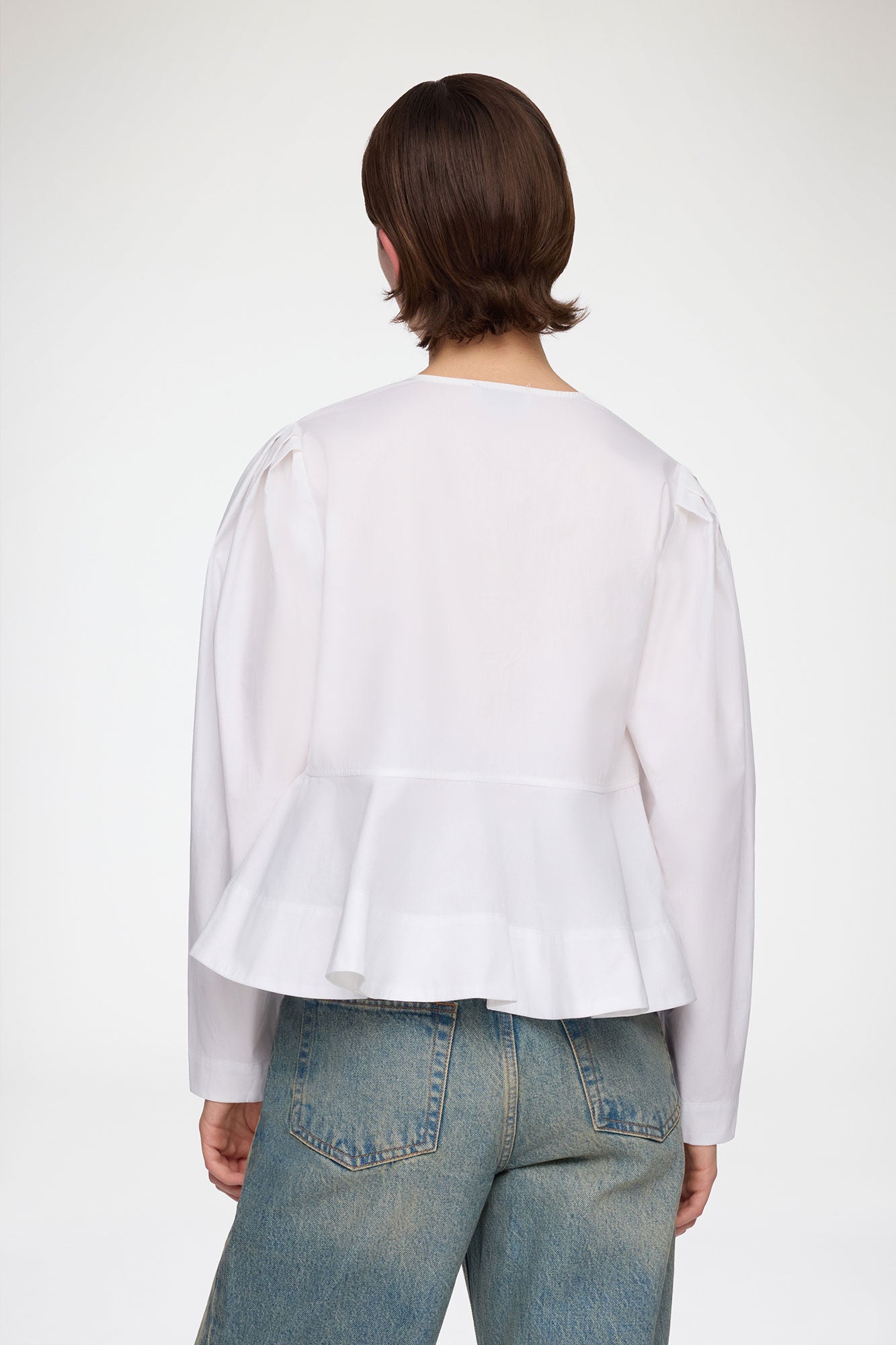Blouse in Cotton Poplin - GANNI