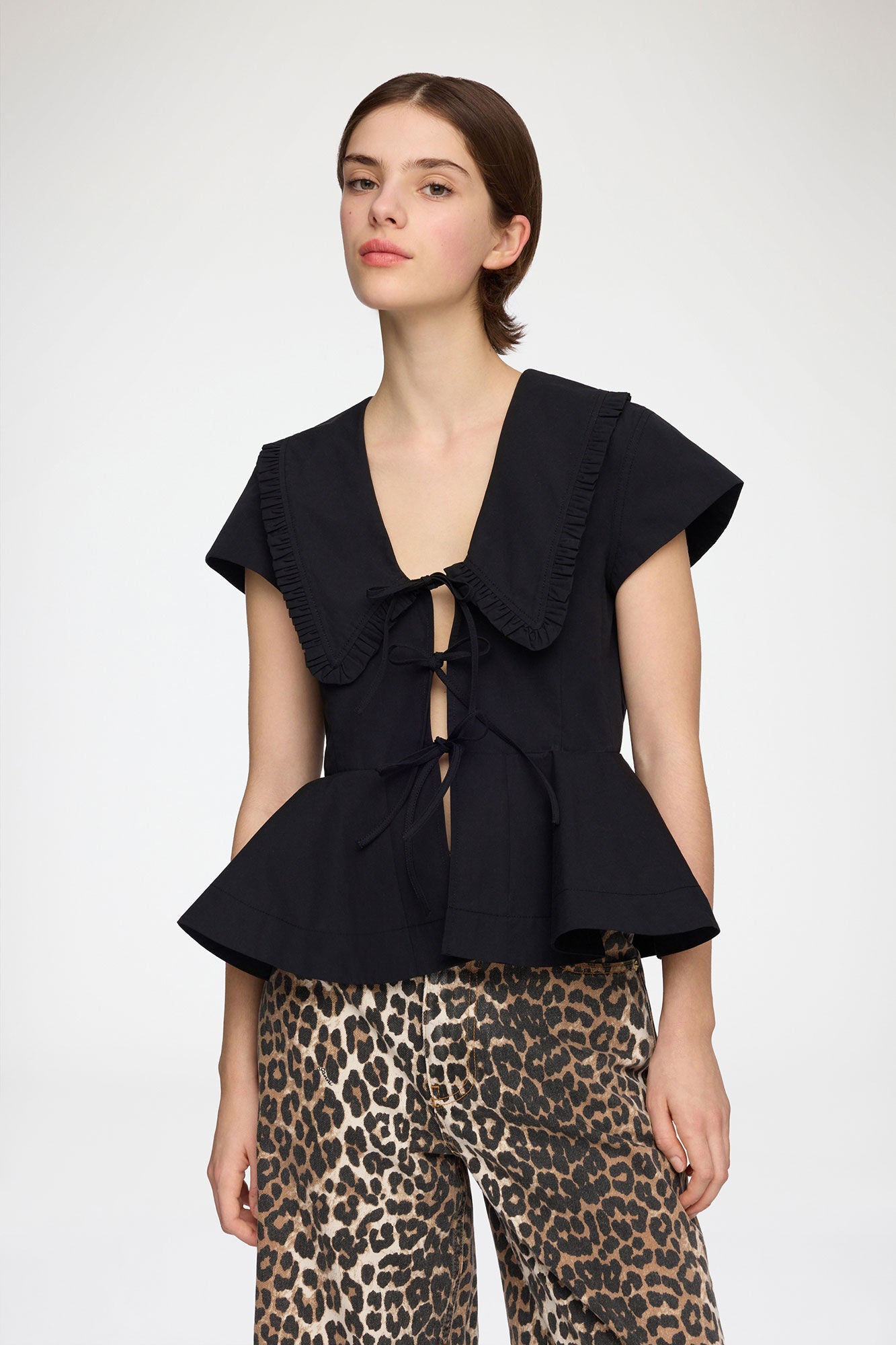 Blouse in Cotton Poplin - GANNI