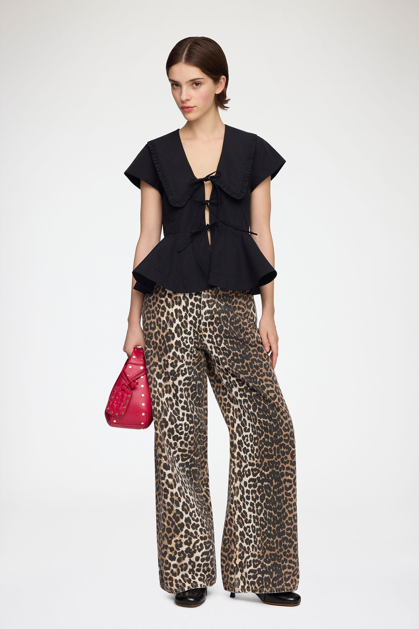 Blouse in Cotton Poplin - GANNI