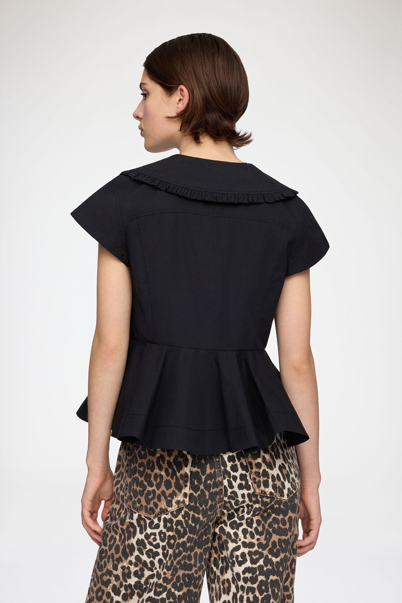Blouse in Cotton Poplin - GANNI