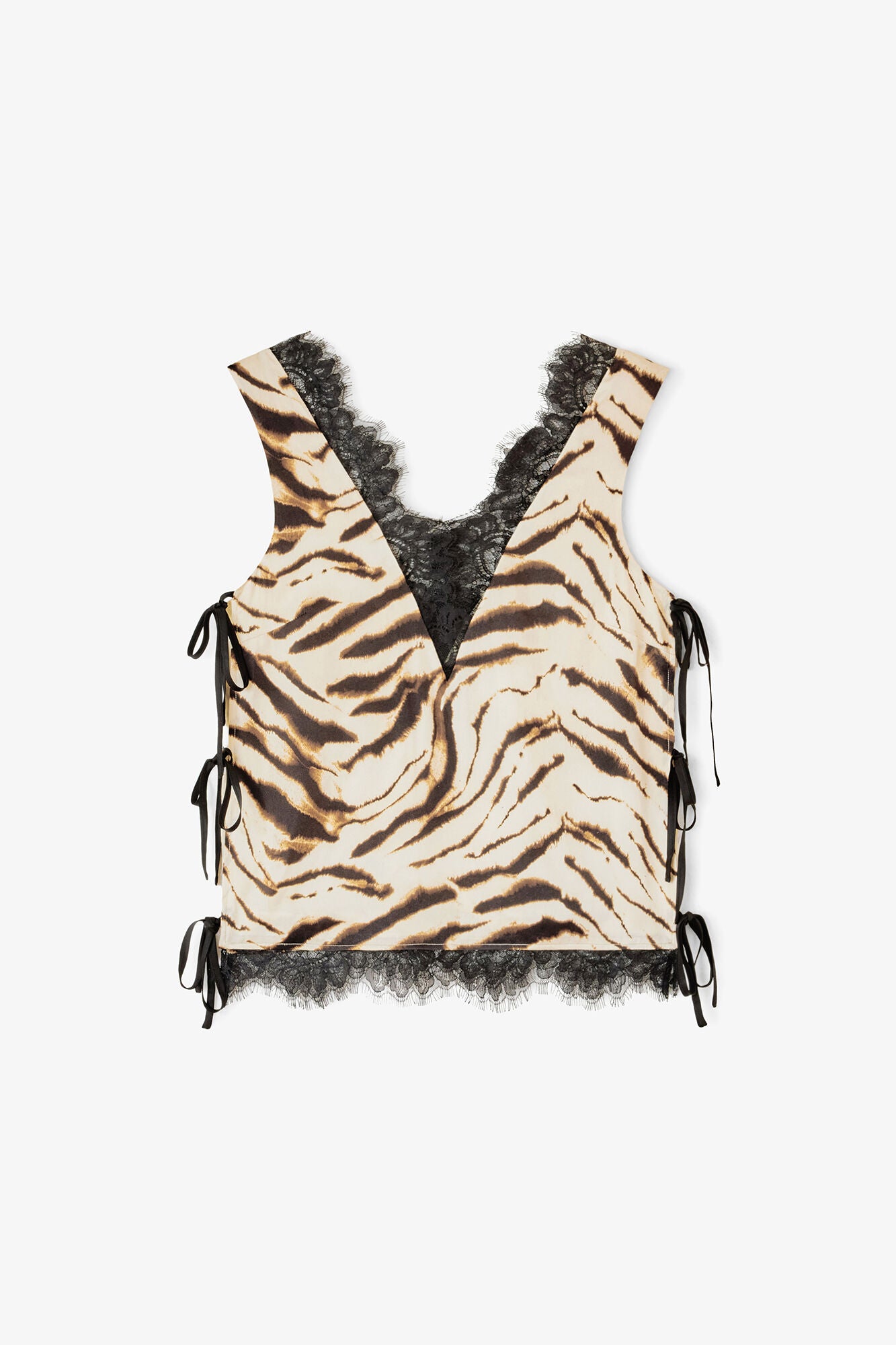 Top in Printed Satin - GANNI