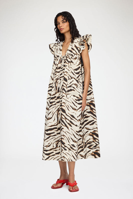 Dress in Printed Cotton - GANNI