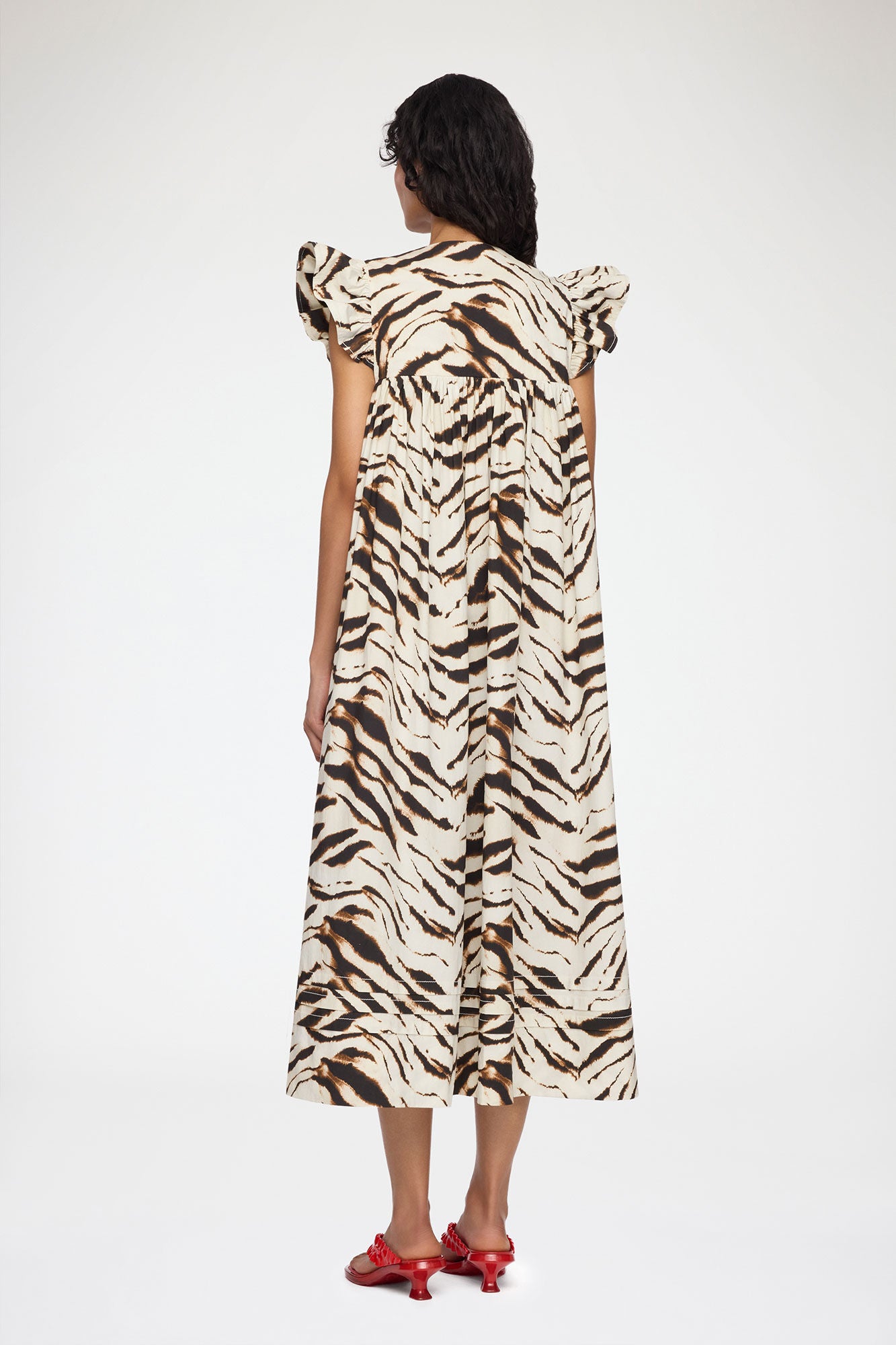 Dress in Printed Cotton - GANNI
