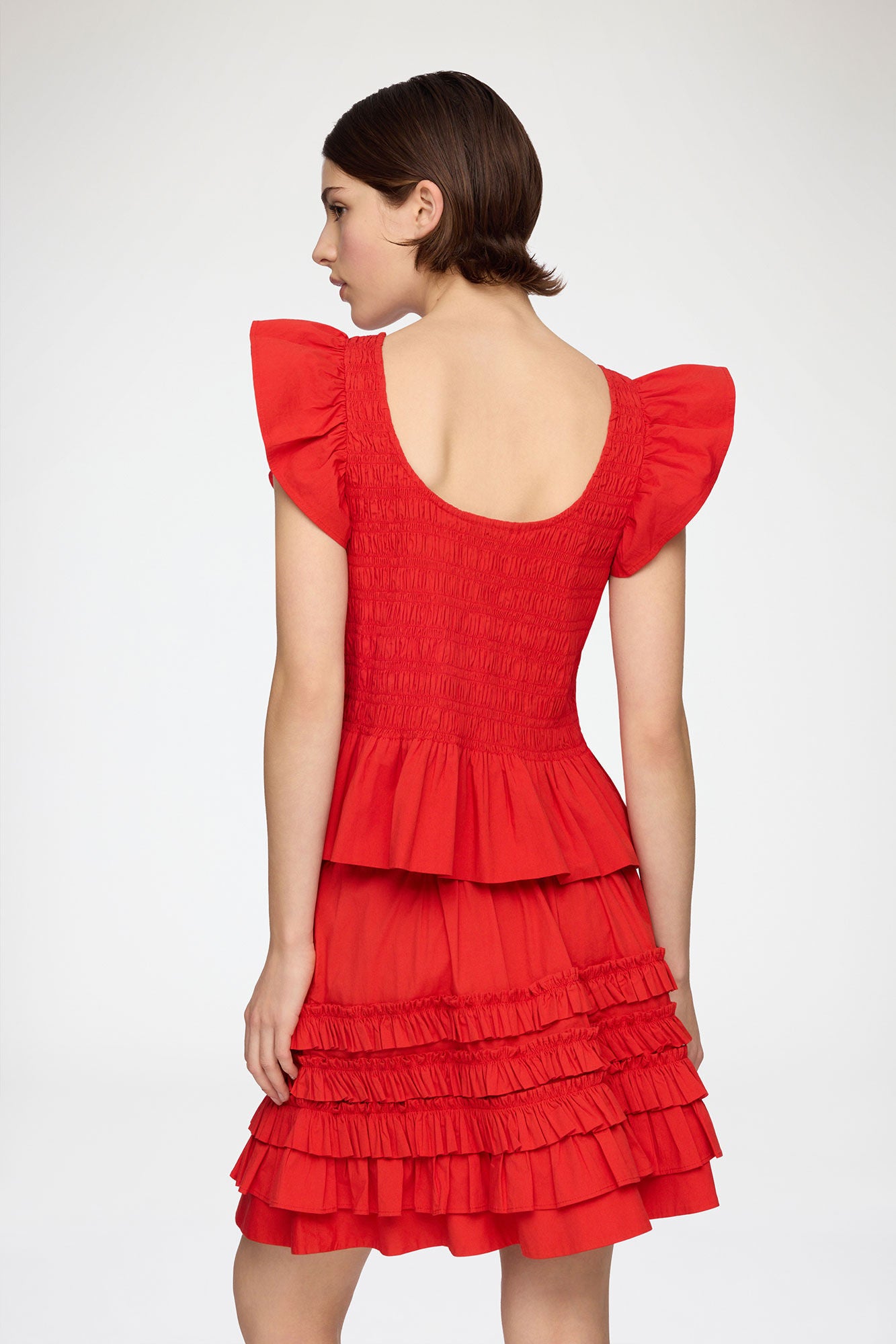 Top in Smocked Cotton - GANNI